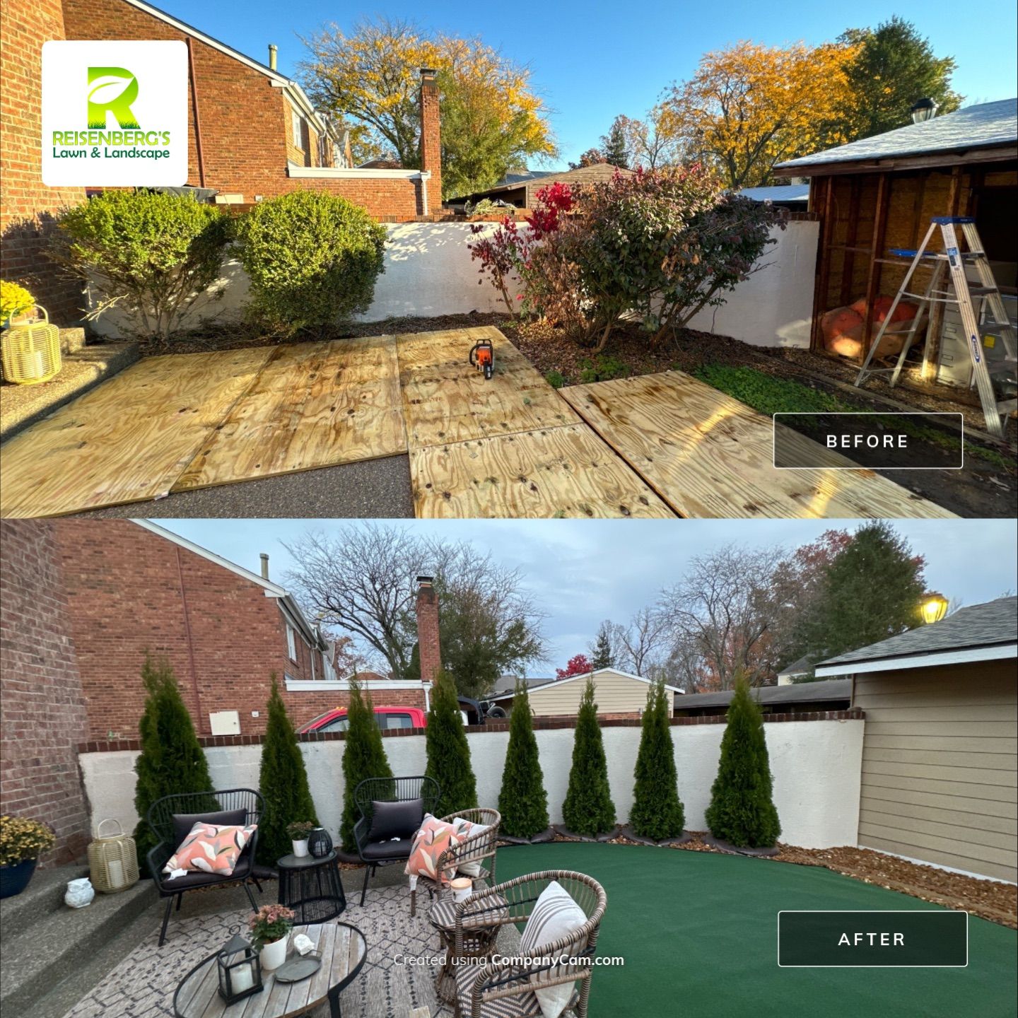 Courtyard Overhaul by Reisenberg’s Lawn & Landscape, LLC