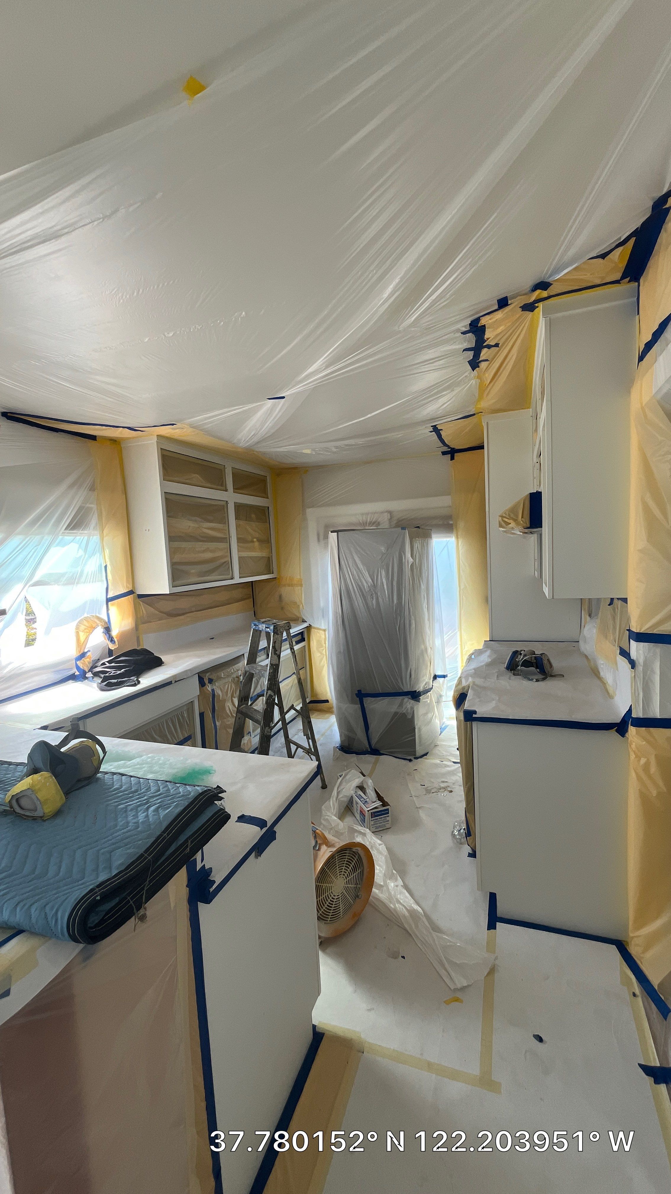 Custom Cabinet Painting  by Herrera’s Bay Area Painting inc.