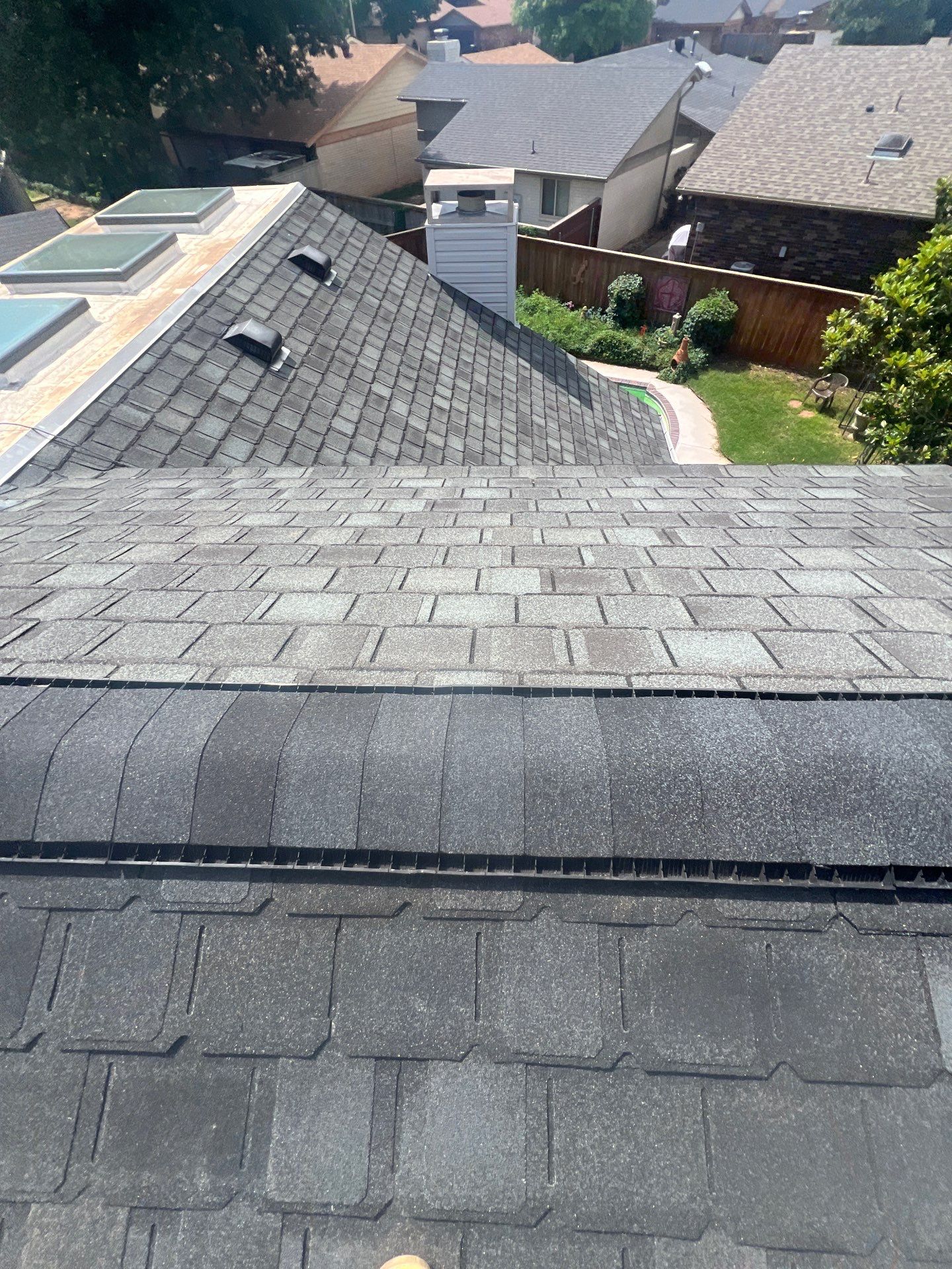 roof repair & skylight replacment in Oklahoma City by McCann's Roofing and Construction