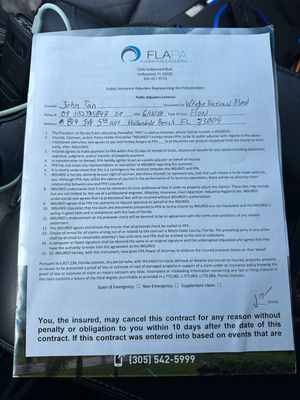 Water Damage Claim in Hallandale Beach