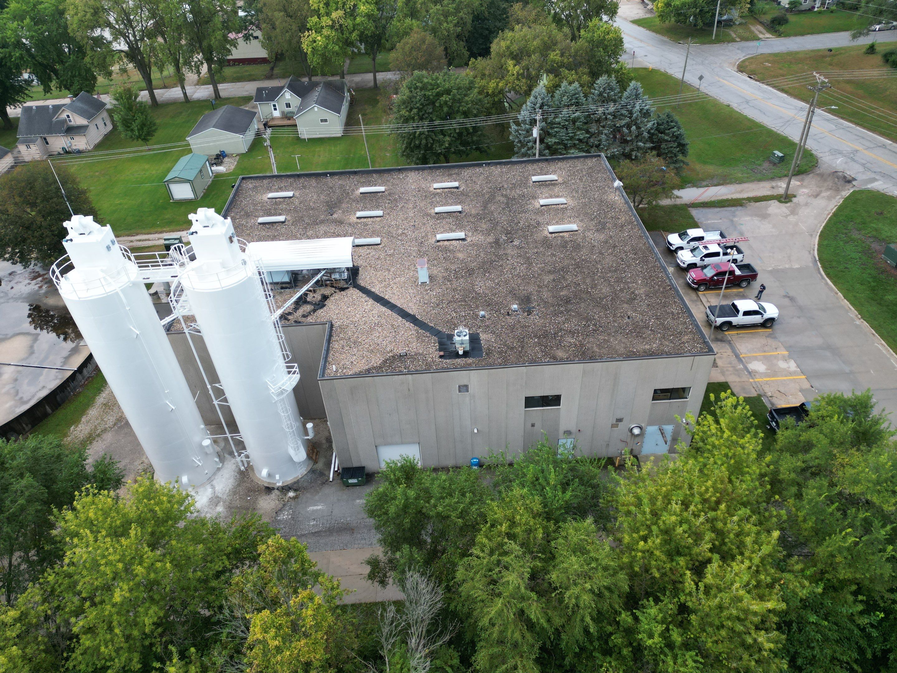Webster City Water Softening Plant by Grell Roofing, LLC
