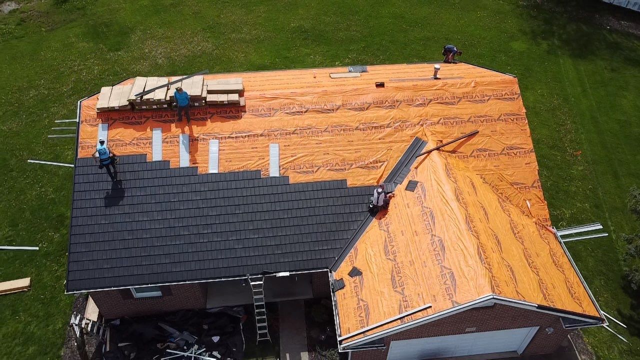 Metal Shingle Shake Roof Installation – Sidney, Ohio by 4Ever Metal Roofing