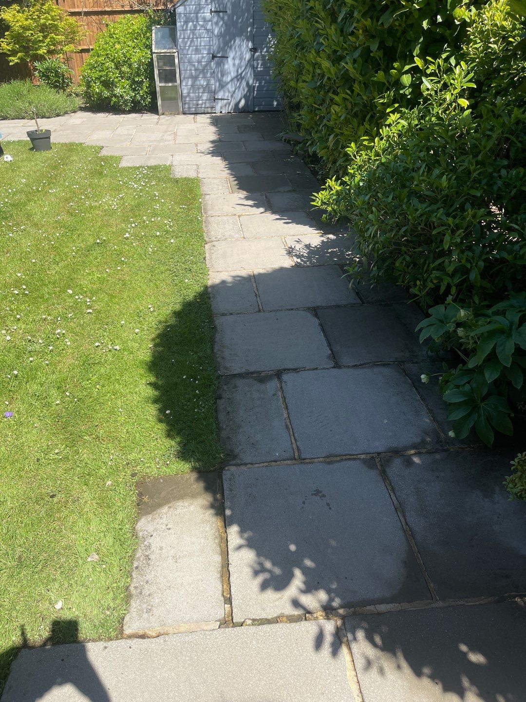Driveway And Patio Clean using honda 21 ltr/min by Ges Exterior Cleaning ltd