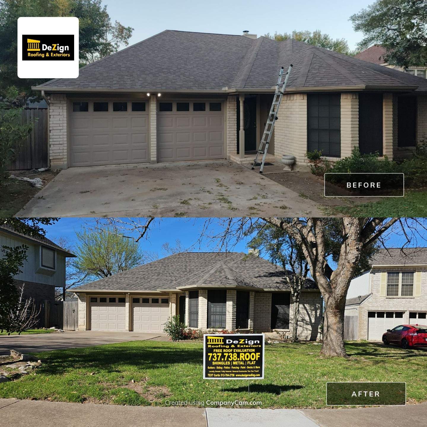 Residential Roofing Installation using IKO Dynasty Driftwood by DeZign Roofing & Exteriors