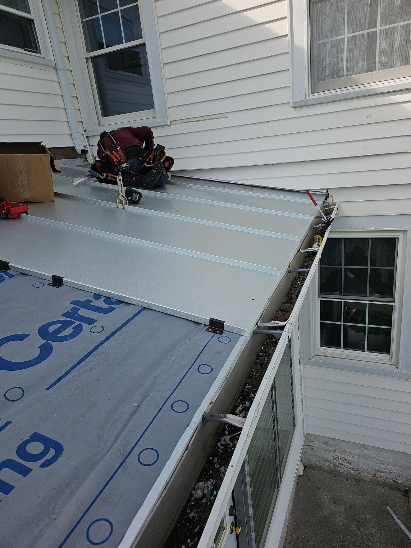 Metal Roof Replacement by Winchester Roofing