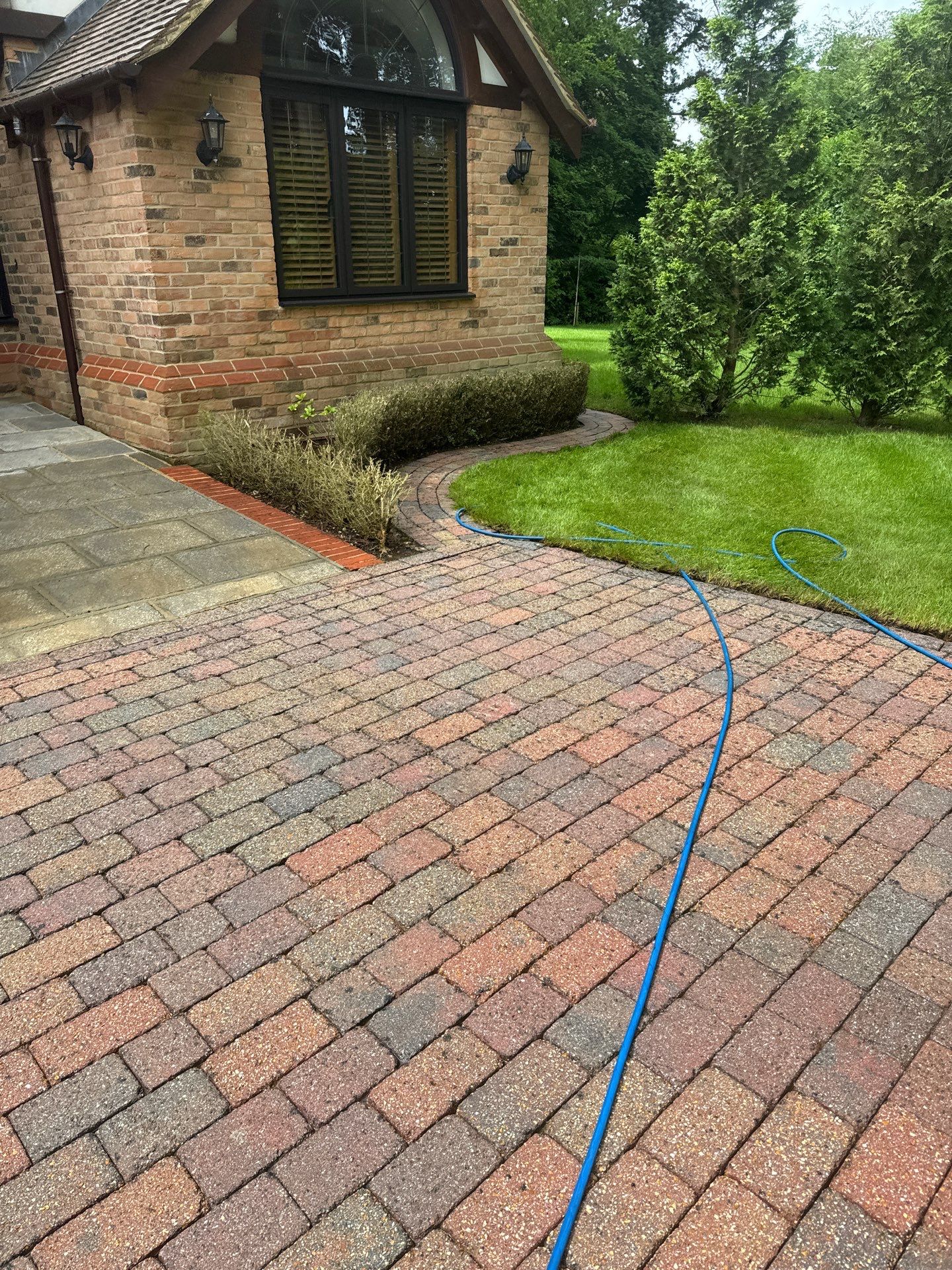Driveway And Patio Clean using honda 21 ltr/min by Ges Exterior Cleaning ltd