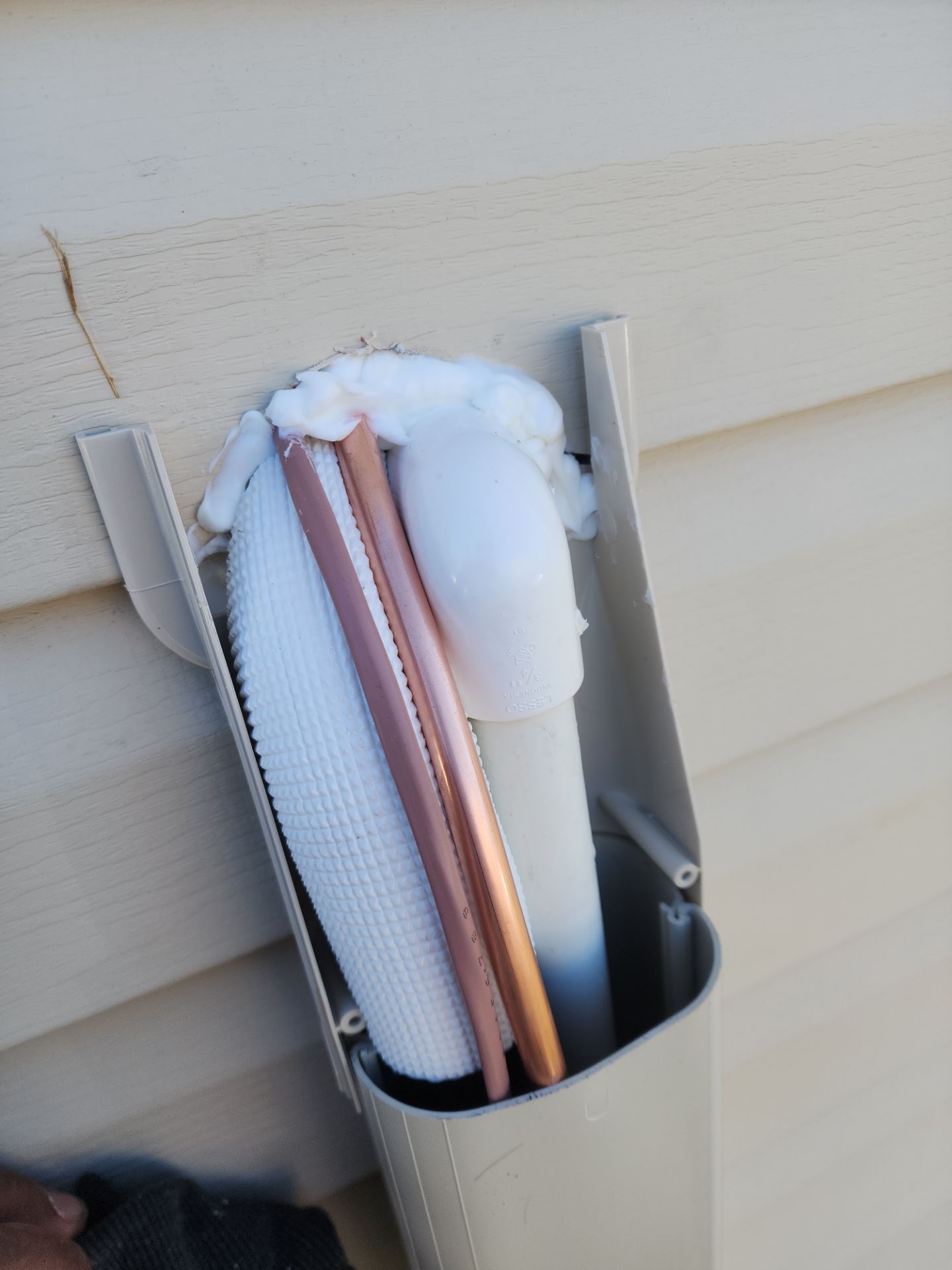 New system install with ductwork in Luray by Elemental Heating and air conditioning LLC