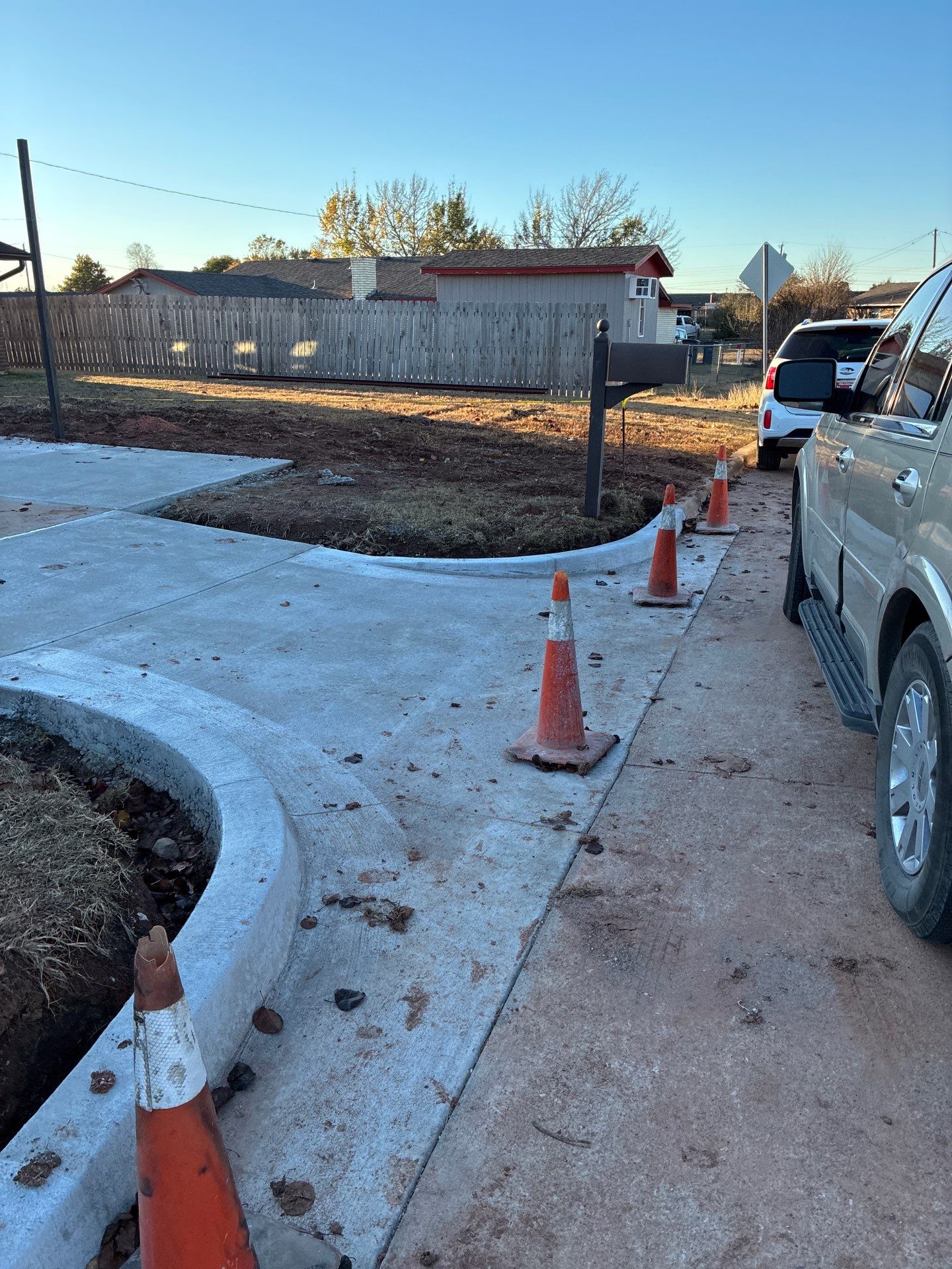 Concrete work and Carport Install by Clays Services Inc