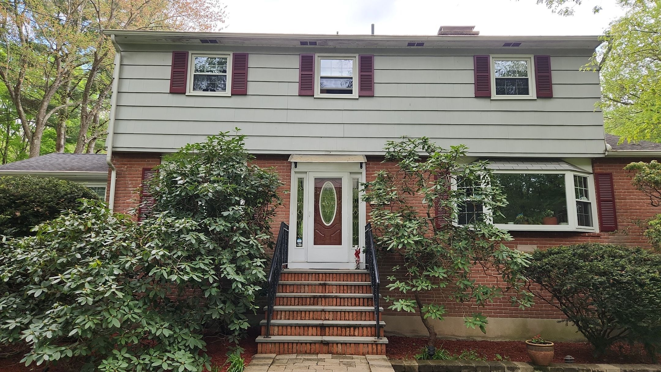 Beautiful Portico Addition by DiGiorgi Roofing and Siding Inc