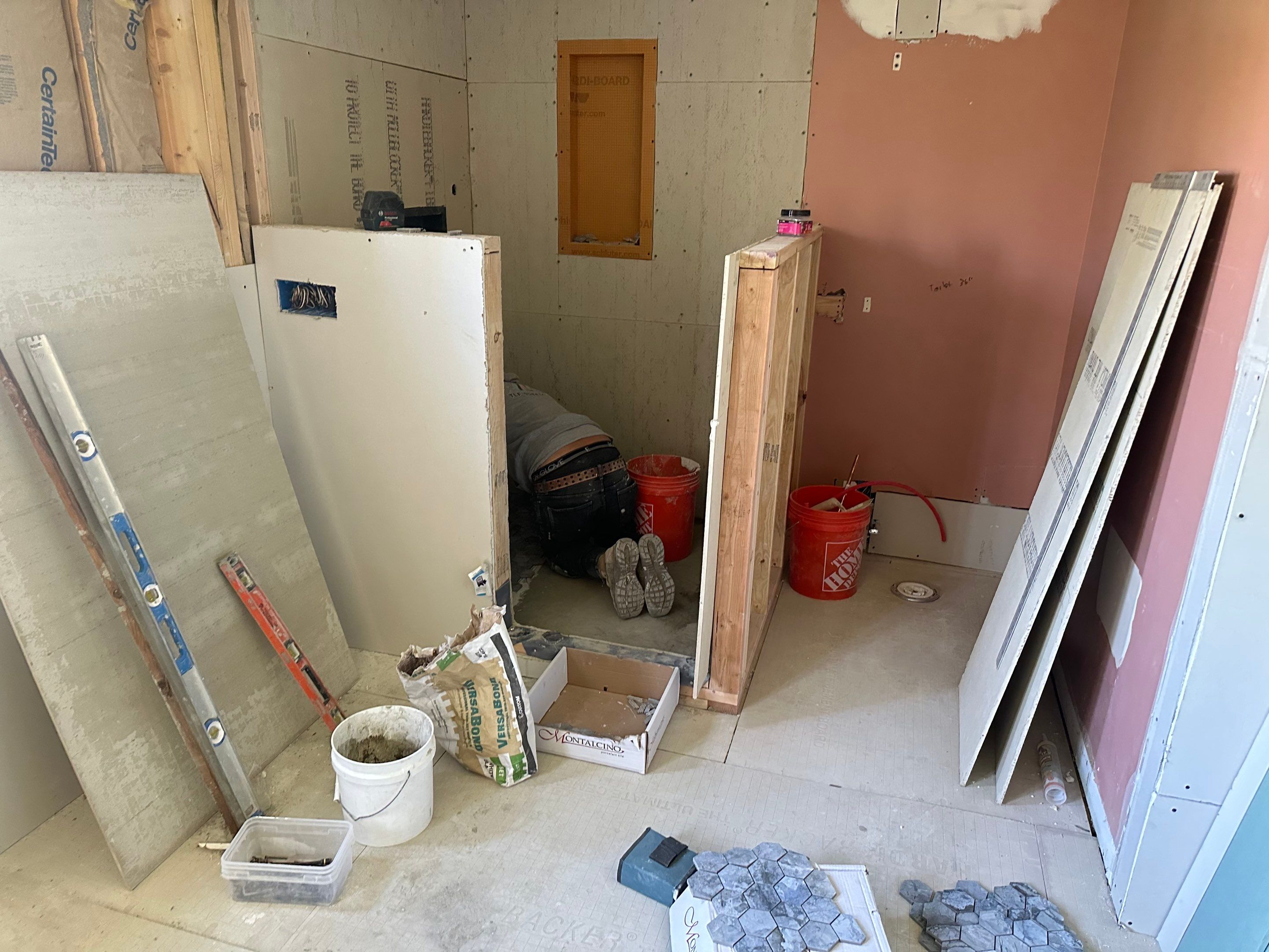 Bathroom Remodel / Carpentry by Home Concepts Construction