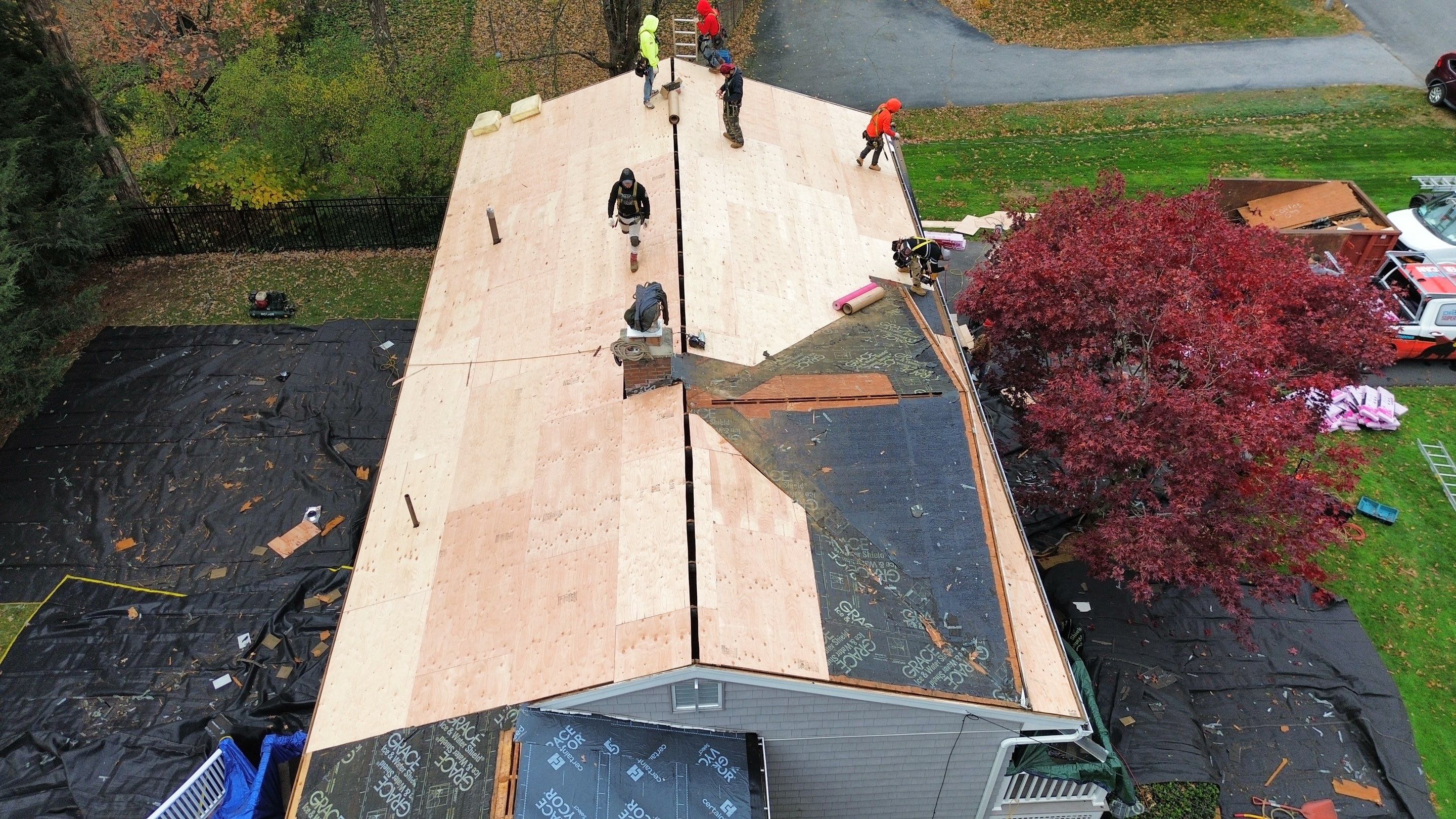 Chelmsford Complete Roof Replacement in Onyx Black with Balanced Ventilation by Mighty Dog Roofing of Greater Middlesex County