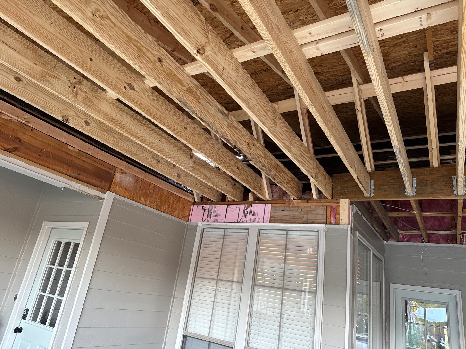 Certainteed Landmark Weathered Wood w patio extension by Top Team Roofing & Construction