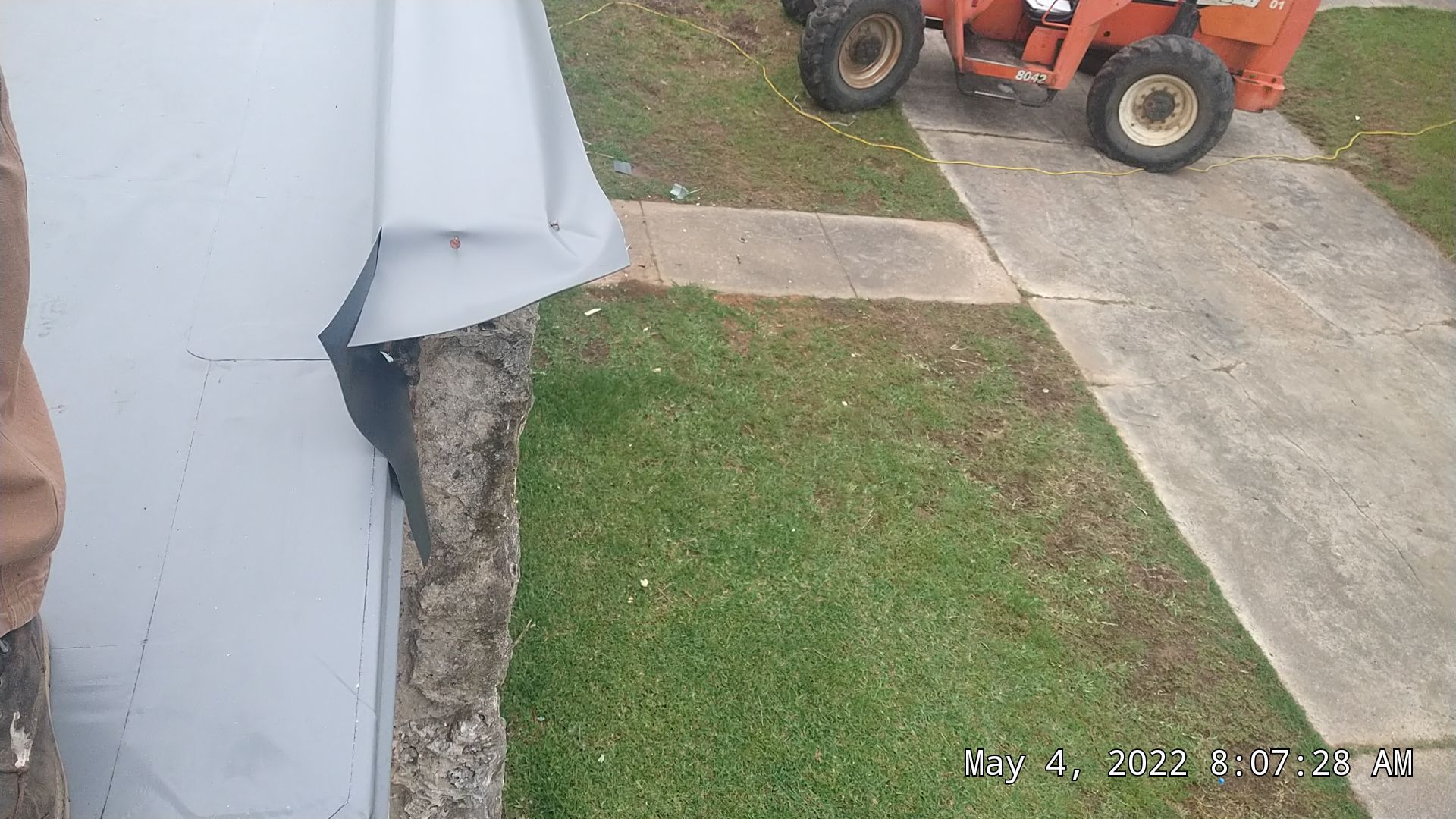 Commercial Roofing Installation using 50 mil PVC by Hostetler Roofing