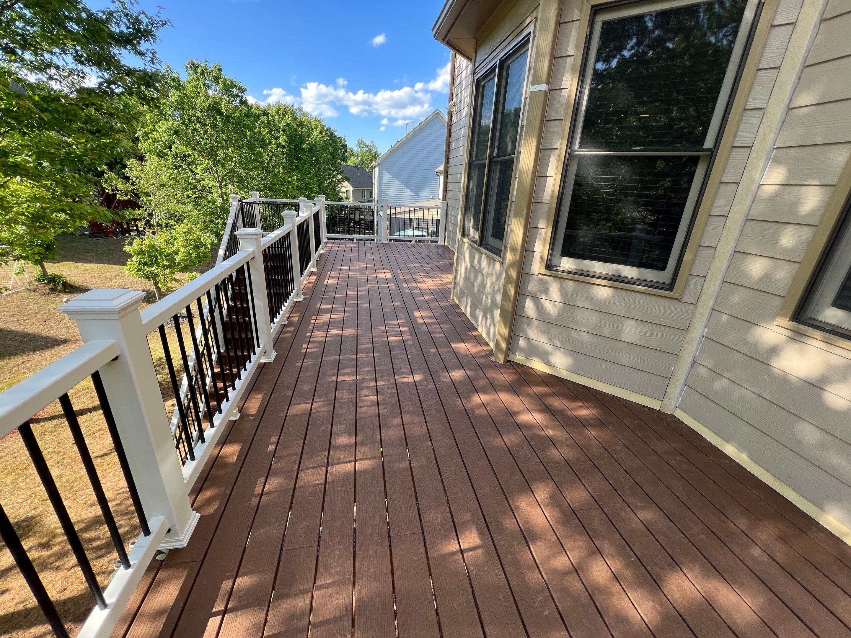 Custom Deck Replacement and Expansion with Composite Materials in Acworth by Swift Home Renovations