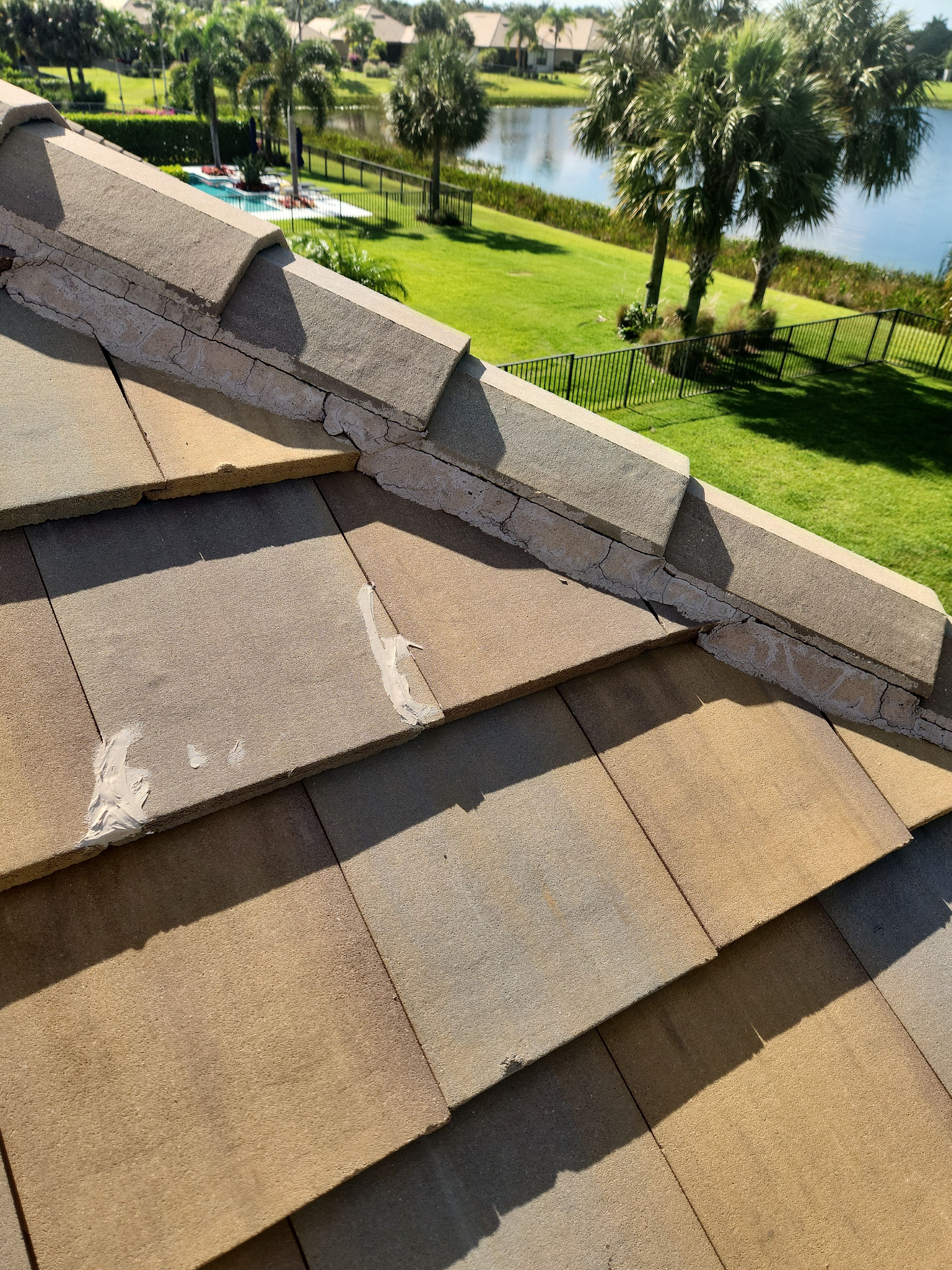 Concrete Tile Roof Repair for Residential Home in Wellington by Aastro Roofing