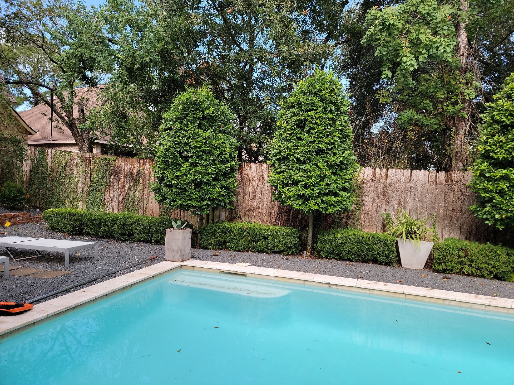 Fence Installation for Poolside Paradise by Tim's Fences