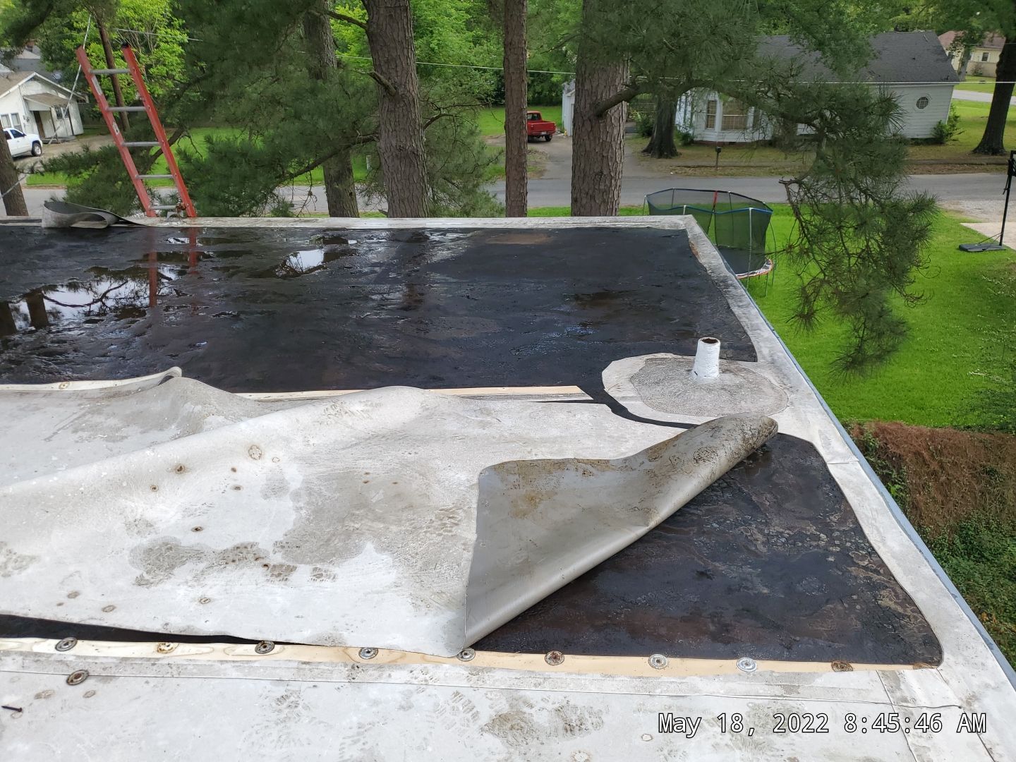 Commercial Roofing Installation using 60 mil PVC by Hostetler Roofing