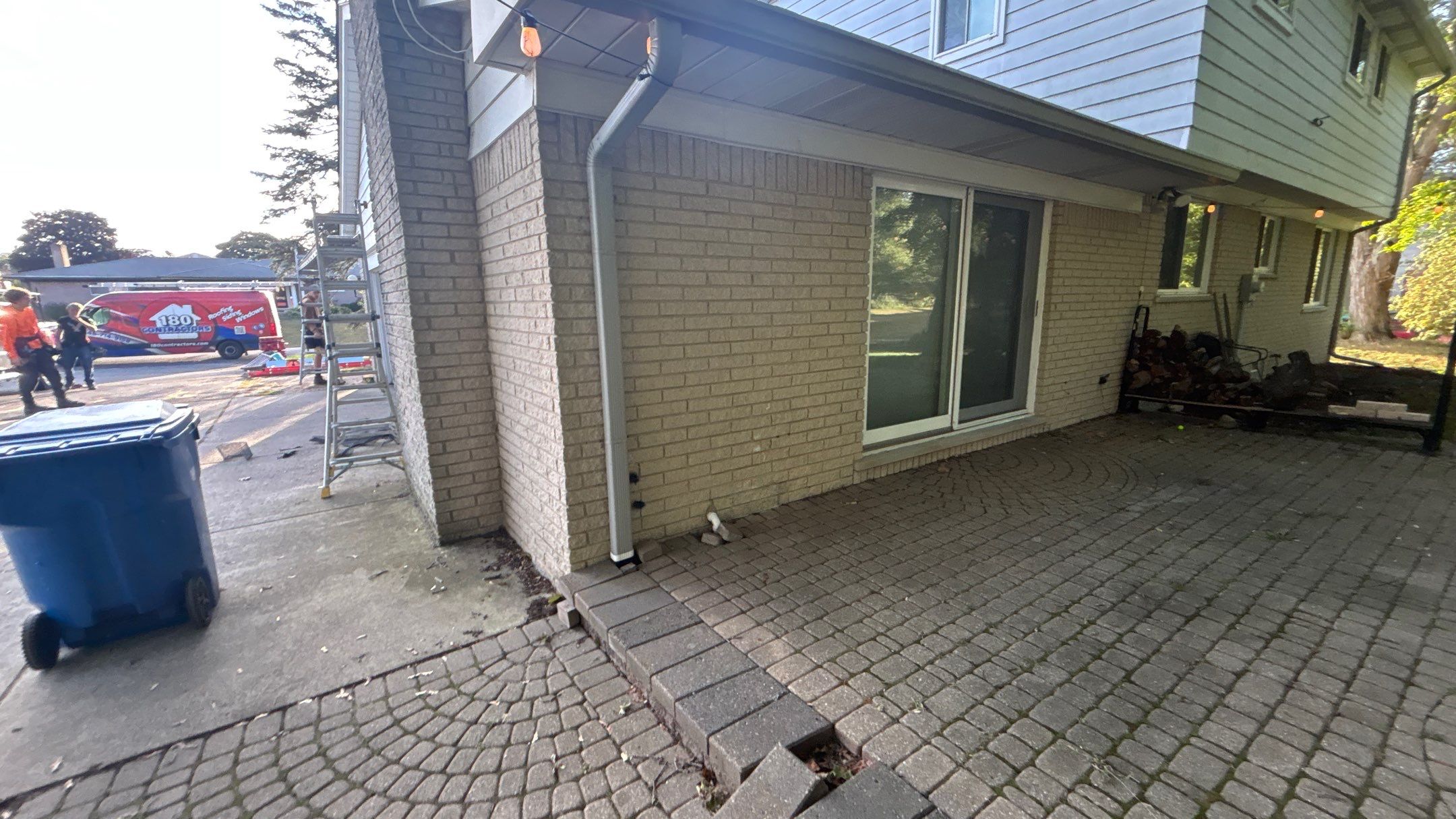 Siding Replacement using Ascend Laguna Blue by 180 Contractors