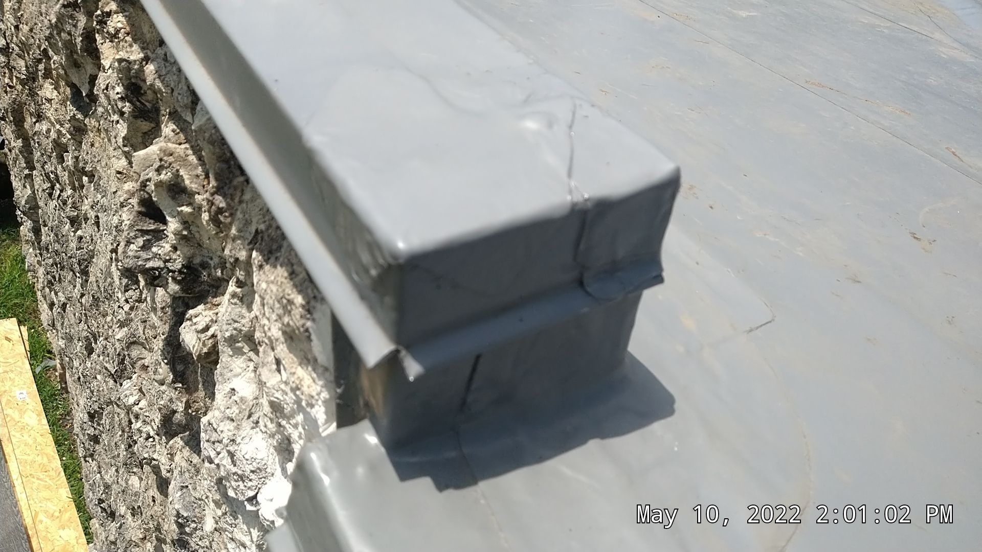 Commercial Roofing Installation using 50 mil PVC by Hostetler Roofing