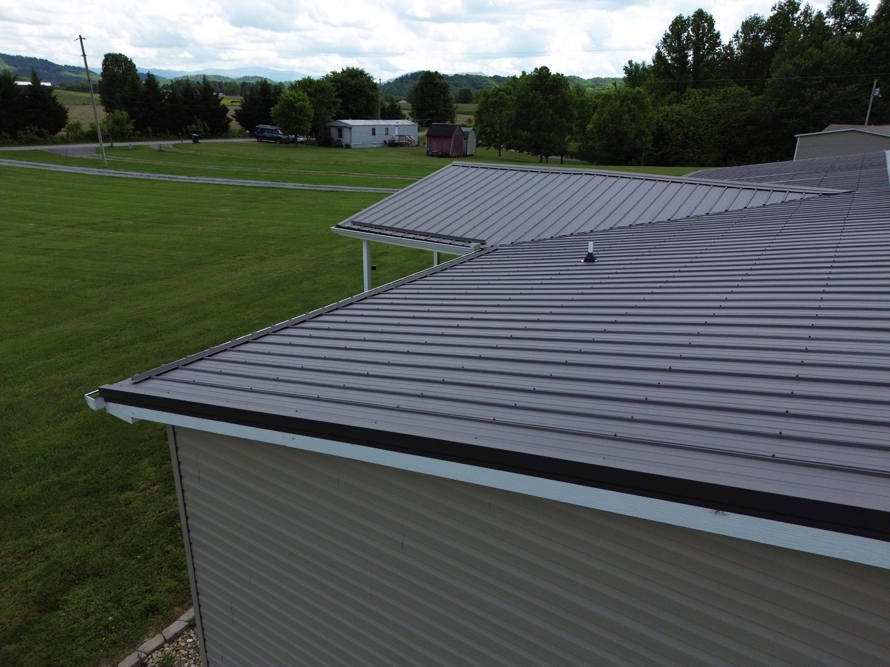 Burnished Slate Frost AG Panel by Omnia Roofing