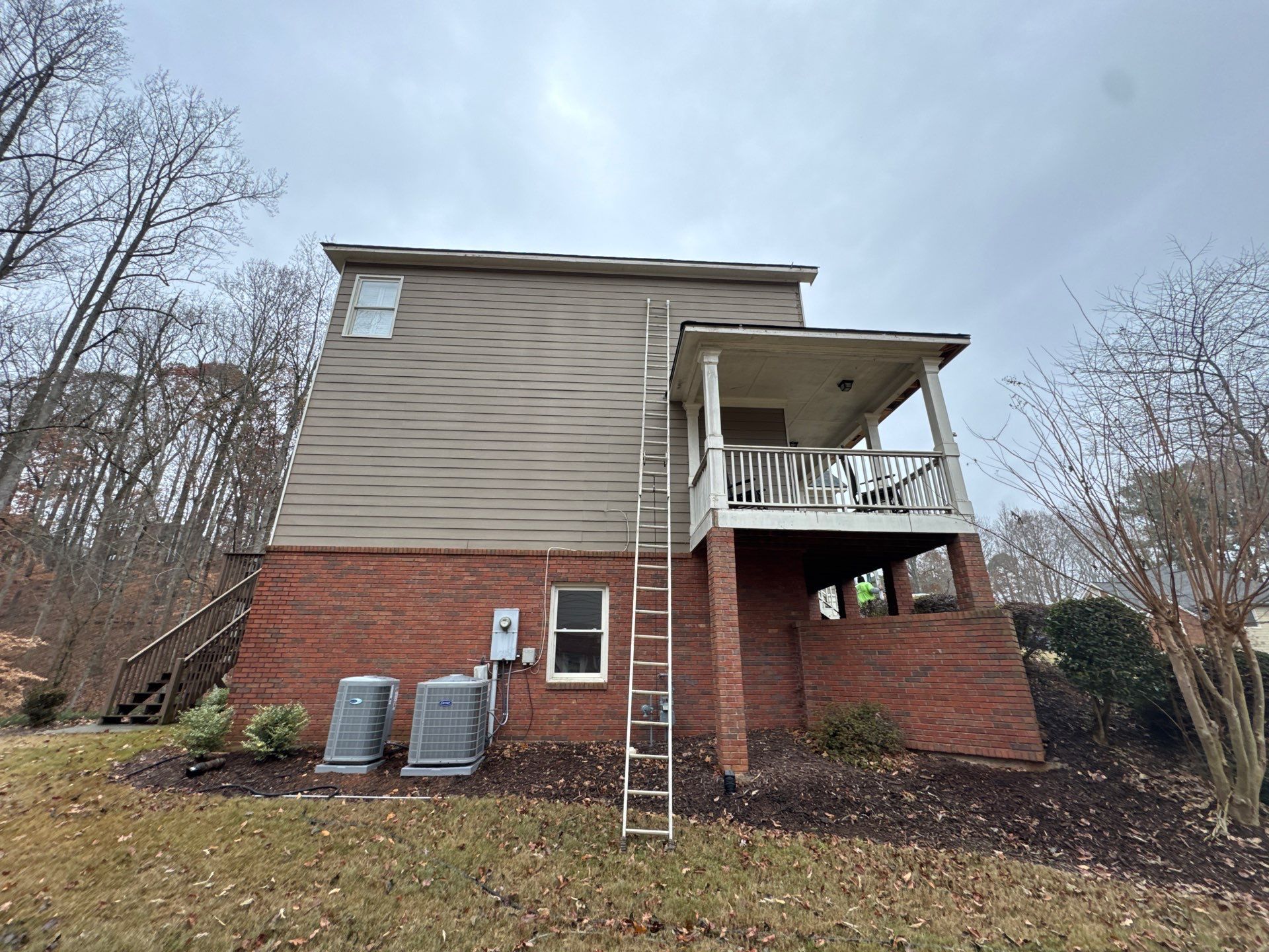 Exterior Painting and Trim Transformation in Acworth Georgia by Swift Home Renovations