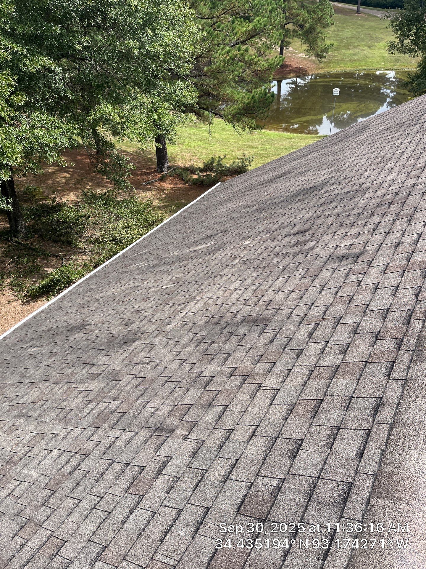 Full Residential Roof Replacement with GAF Timberline HDZ Shingles in Hot Springs by Temple Roofing and Exteriors