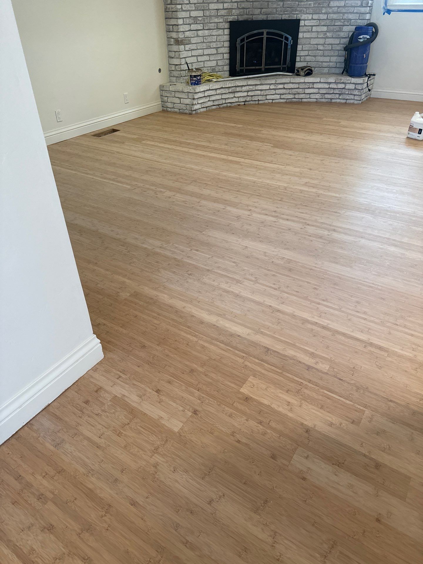 Bamboo Floor Refinish in Fair Oaks by Footprints Floors South Sacramento