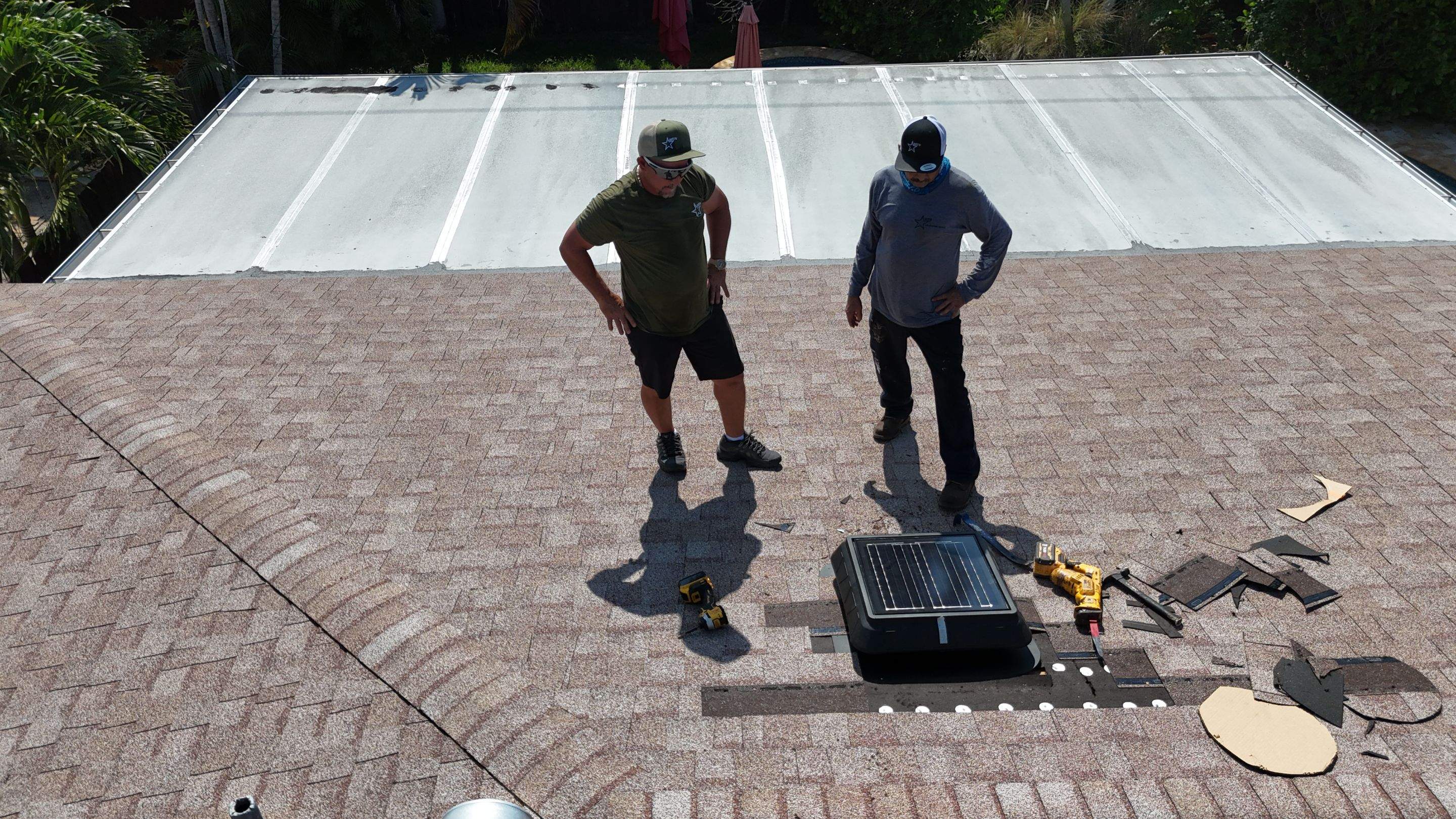 Shingle Roof Replacement and Decking Repair in Boynton Beach by Aastro Roofing