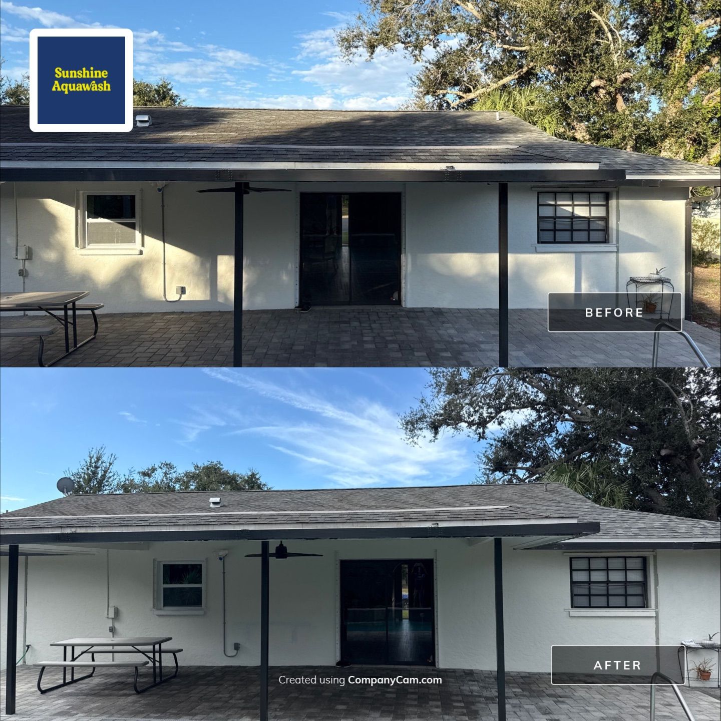 Complete Roof, Pool Deck, and Driveway Cleaning in Catalina Community, Bradenton, FL by Sunshine AquaWash