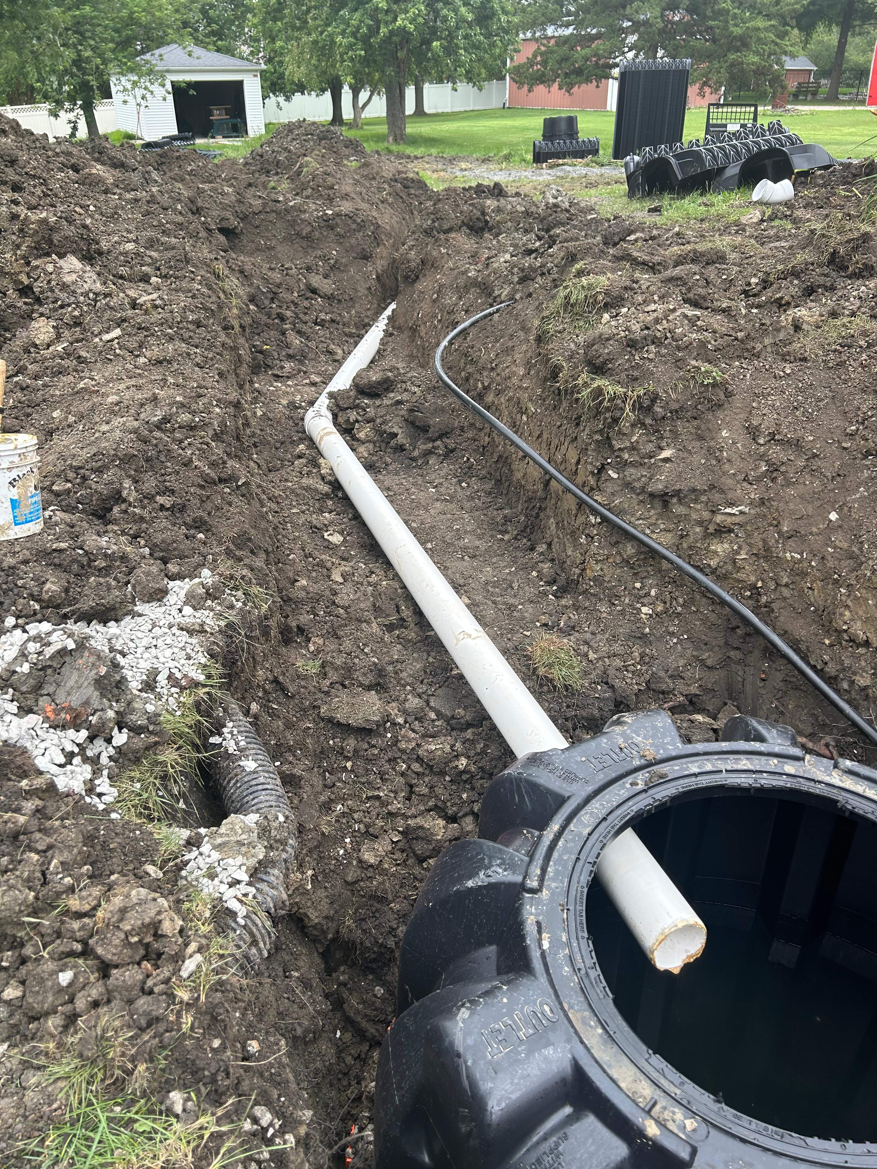 Septic System Installation with Aeration and Chamber Drainage by Allied Water Services