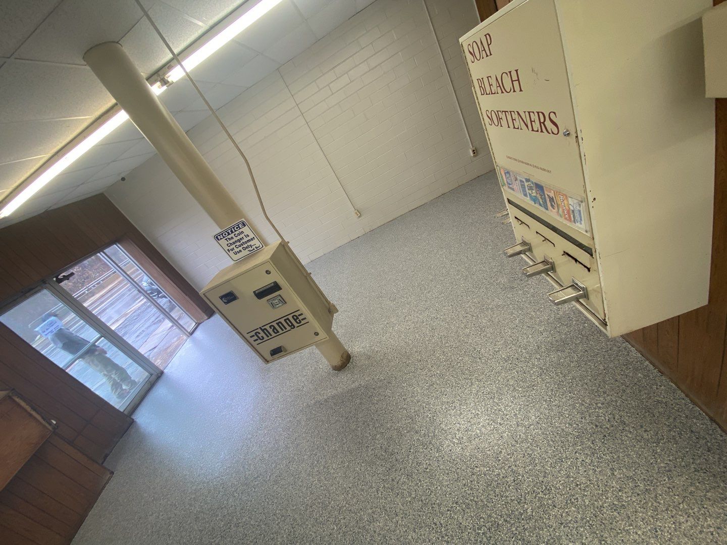 Laundromat Floor using Tidal Wave by Your1DayFloor.com