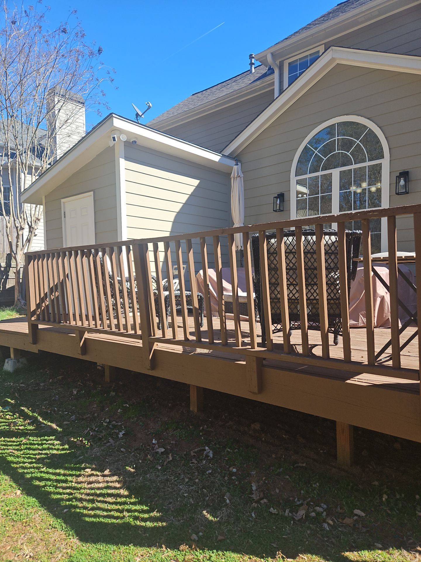 Wood Deck Build and Screen Porch Install in Kennesaw, GA by Nelson Exteriors