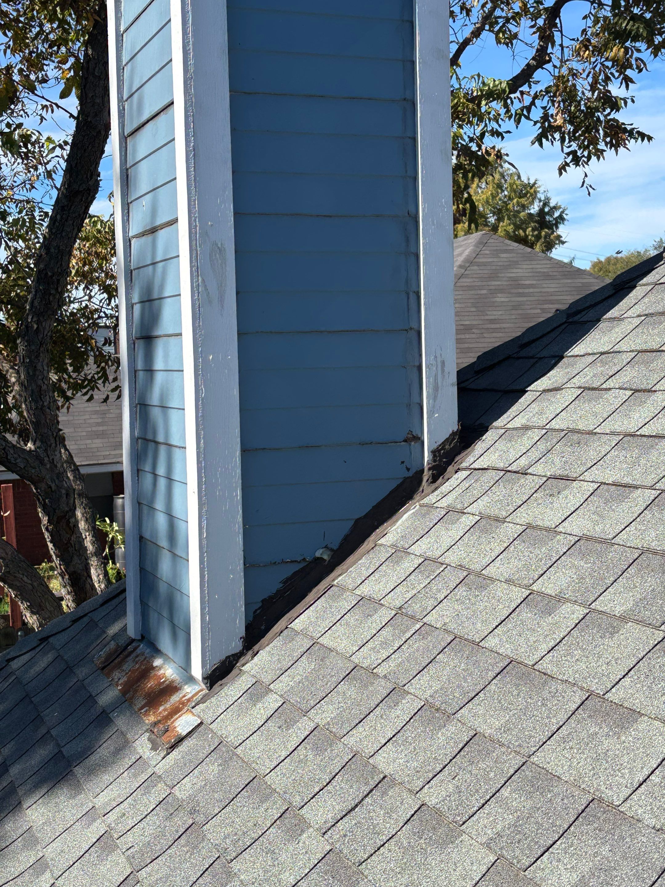 Chimney Rebuild by Joe Hall Roofing Inc