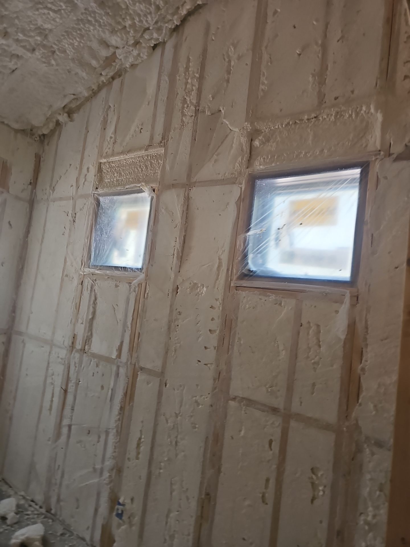 Spray Foam Insulation using open cell spray foam by NYS Foam & Energy