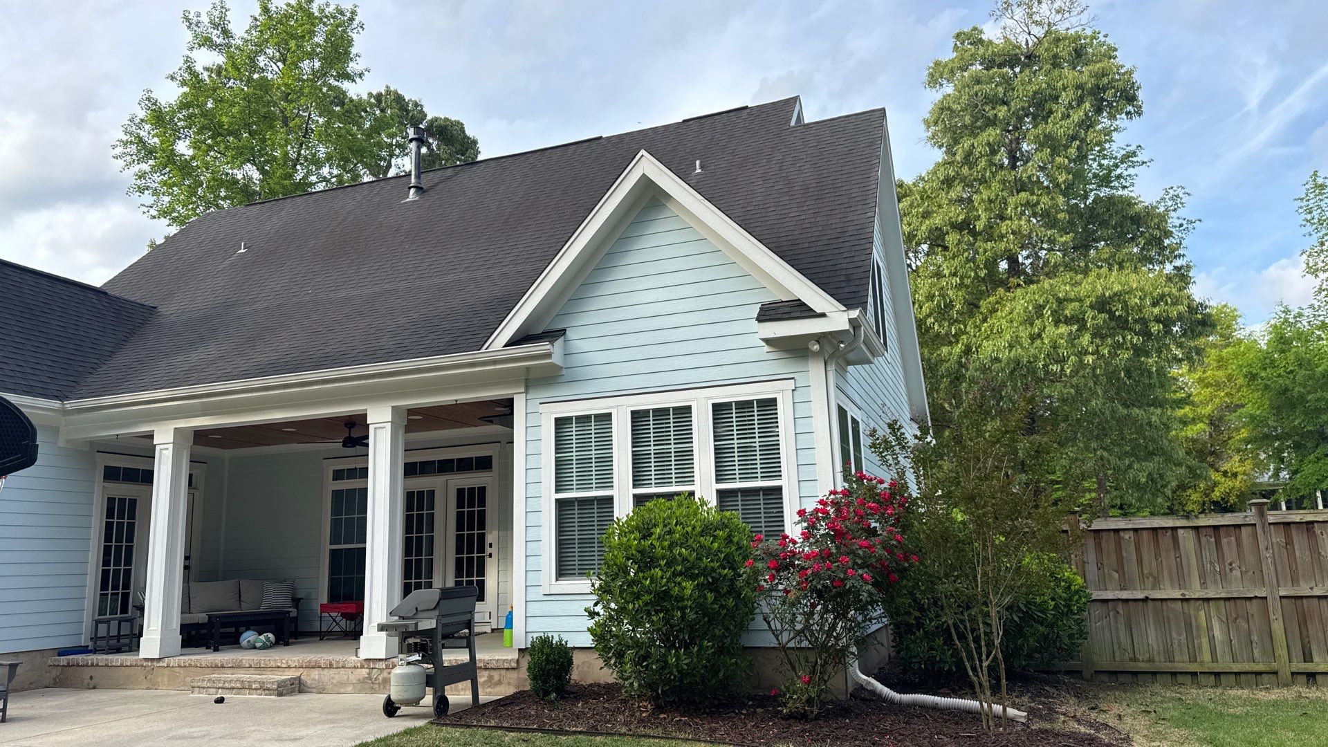 Roof replacement using GAF TimberSteel by American Home Contractors