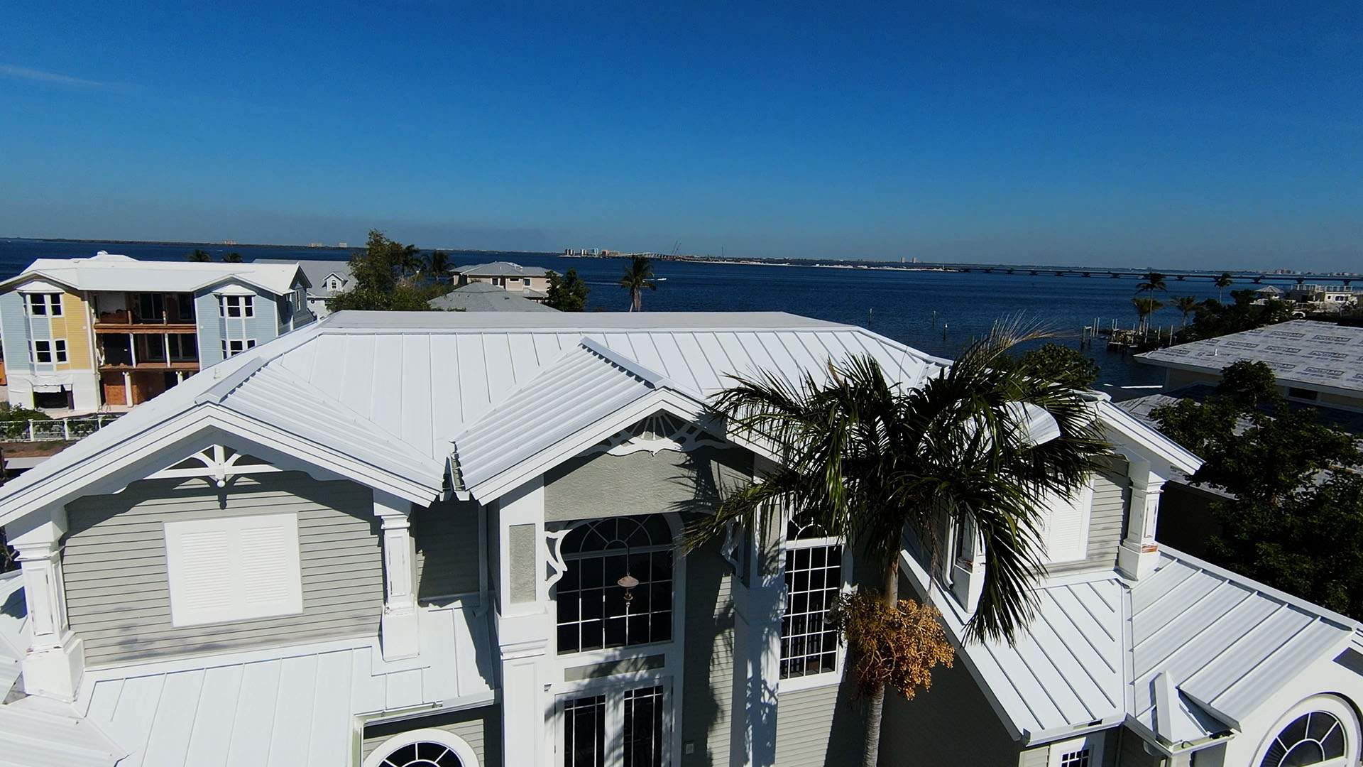 Sanibel Island Standing Seam Roof Replacement by Four Peaks Roofing