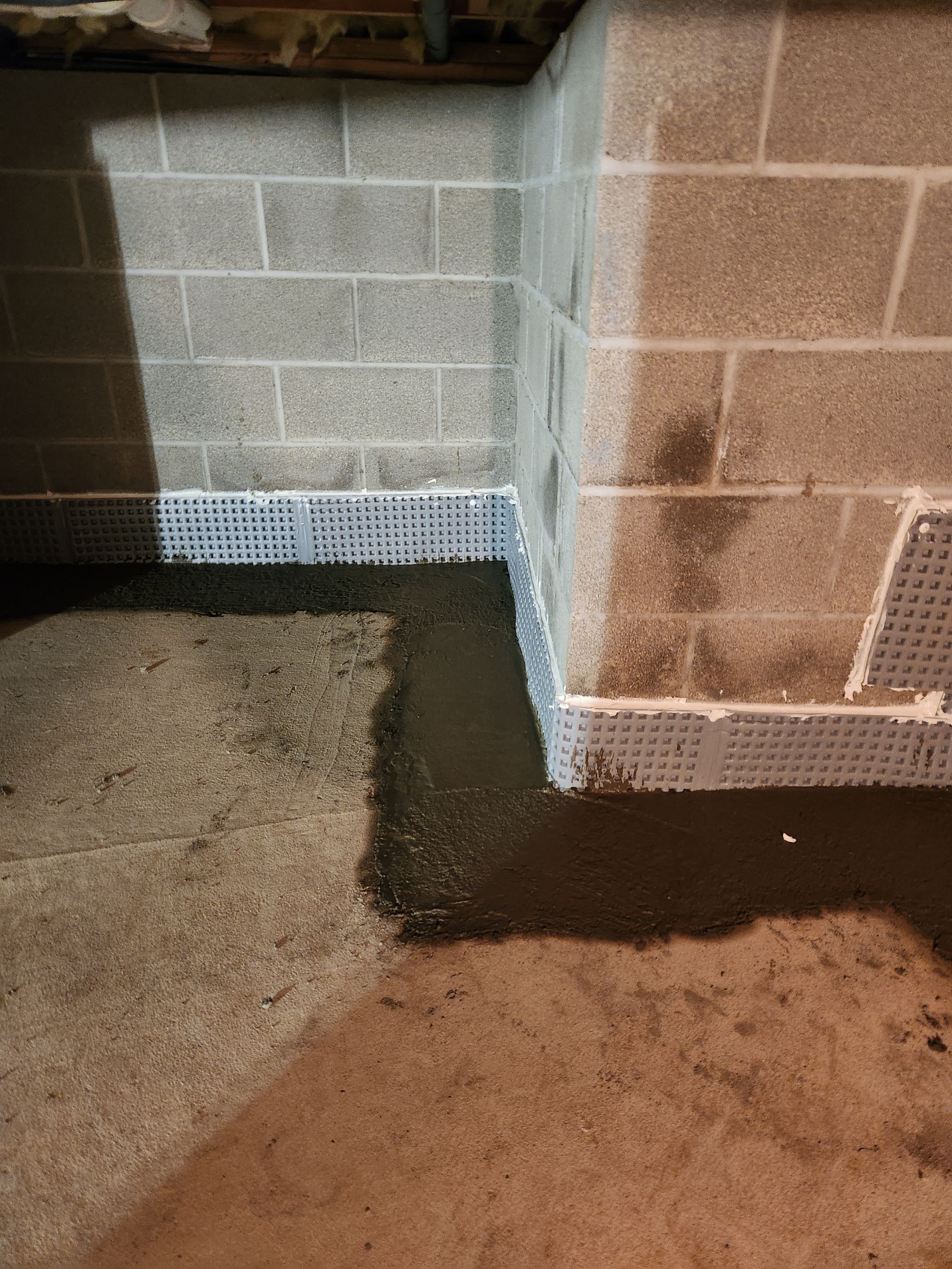 Interior French Drain in Princeton, NJ by Pure Service Pro, LLC 