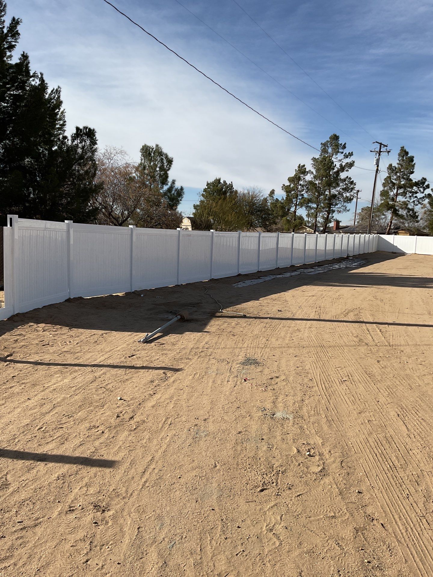 Fence Installation using Vinyl by Fence Guys Inc. 
