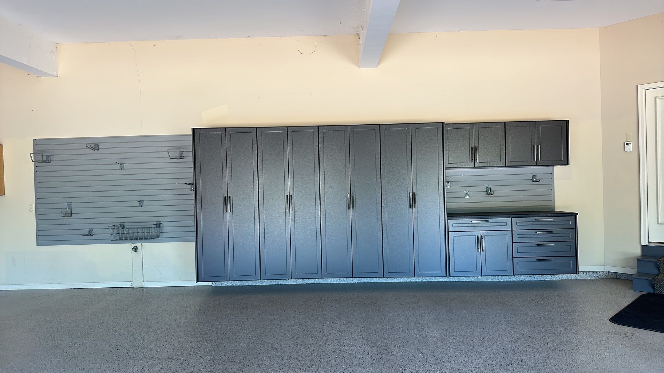 Tom D. transformed his garage with cabinets by Banner Garage