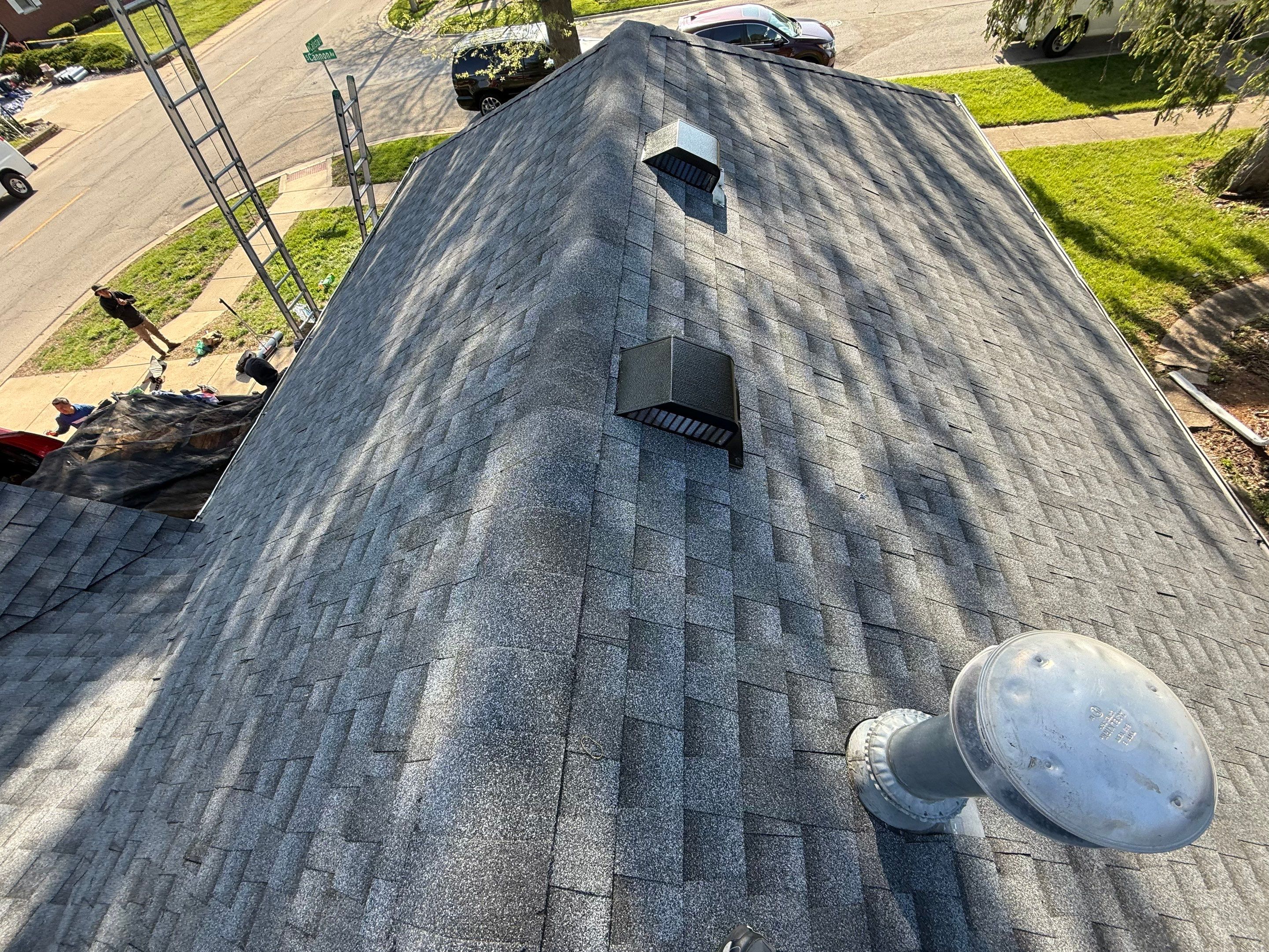 Roof replacement by Optimal Home Improvement 