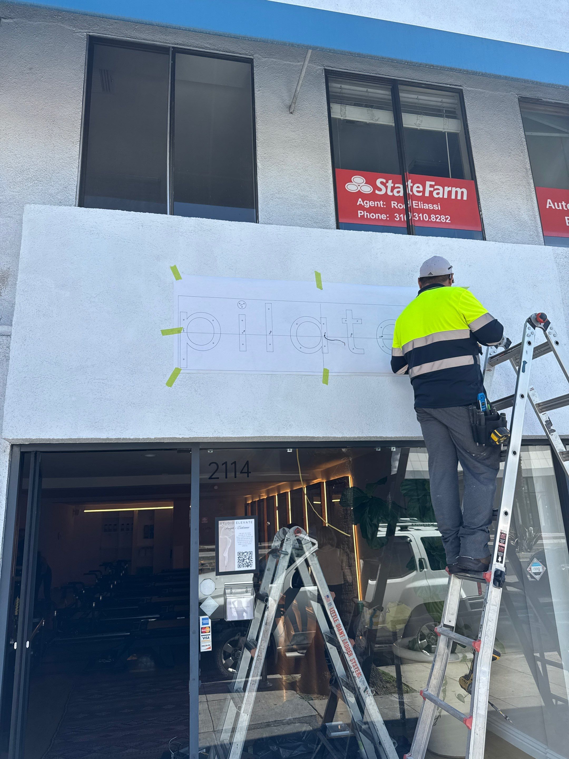 Project in Santa Monica by Golden State Signs