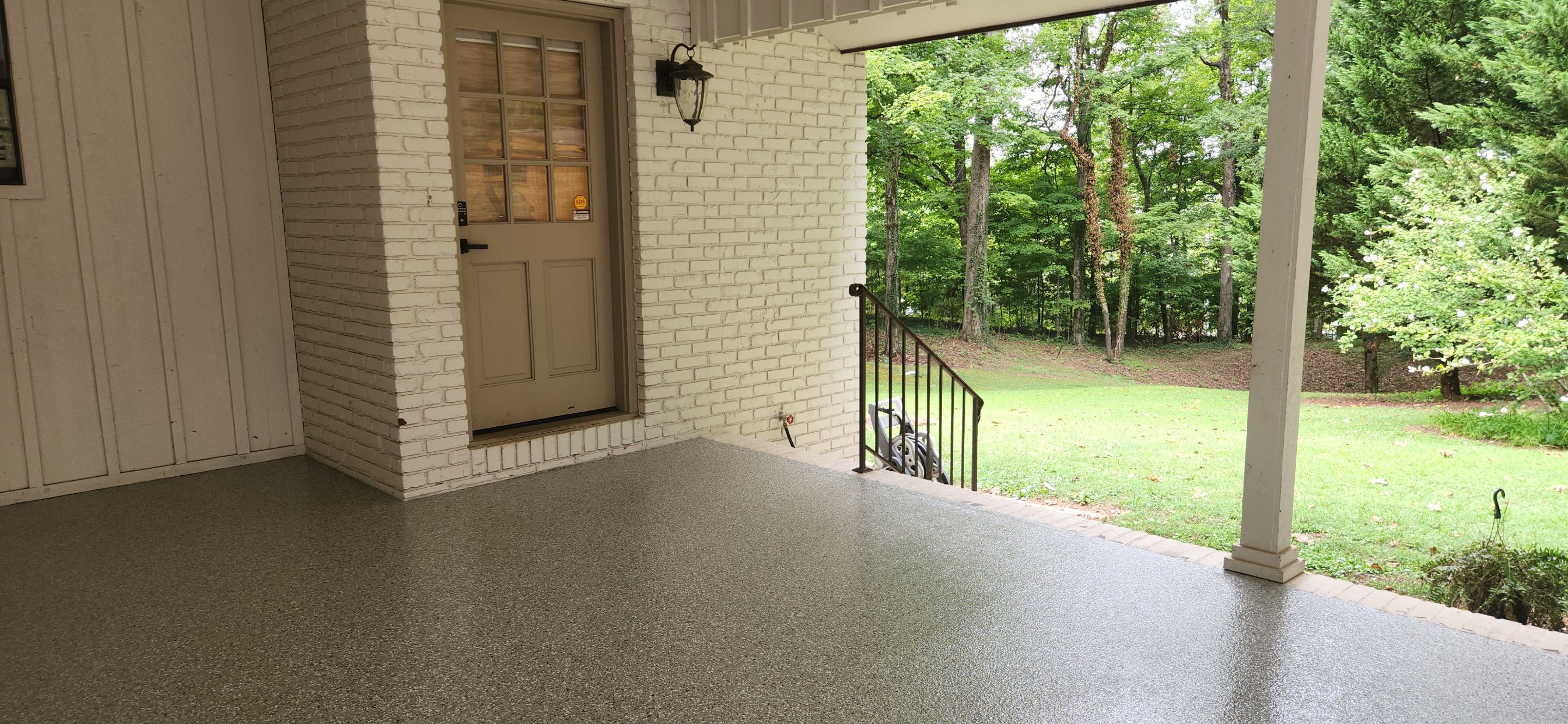 Carport Renovation using Creekbed by Elite Floor Solutions