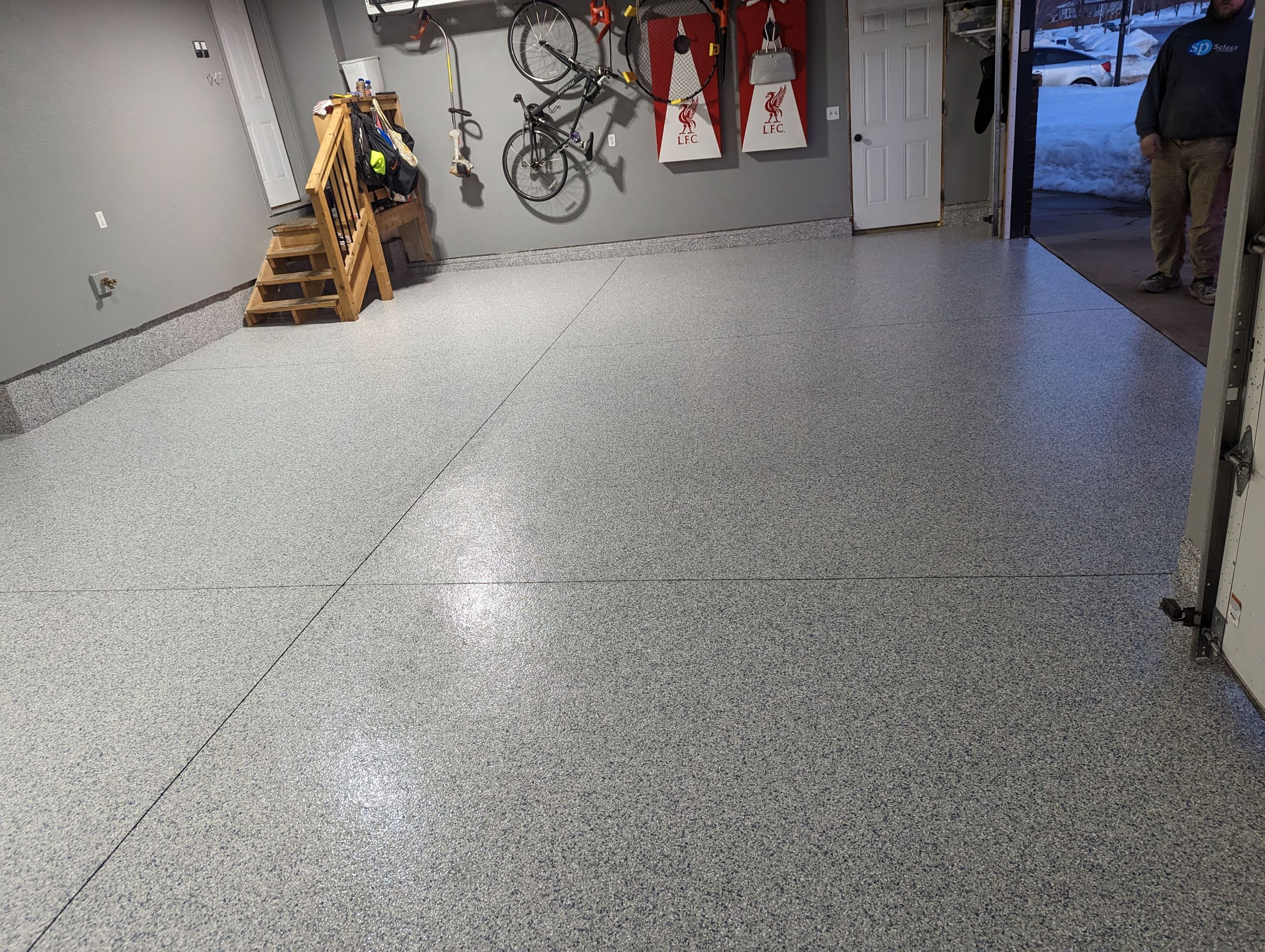 Garage using Tidalwave by Select Painting, Coatings & Garage Cabinets