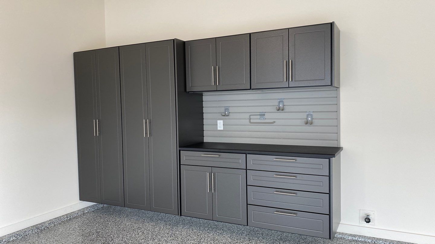 Ron W. adds storage to garage! by Banner Garage