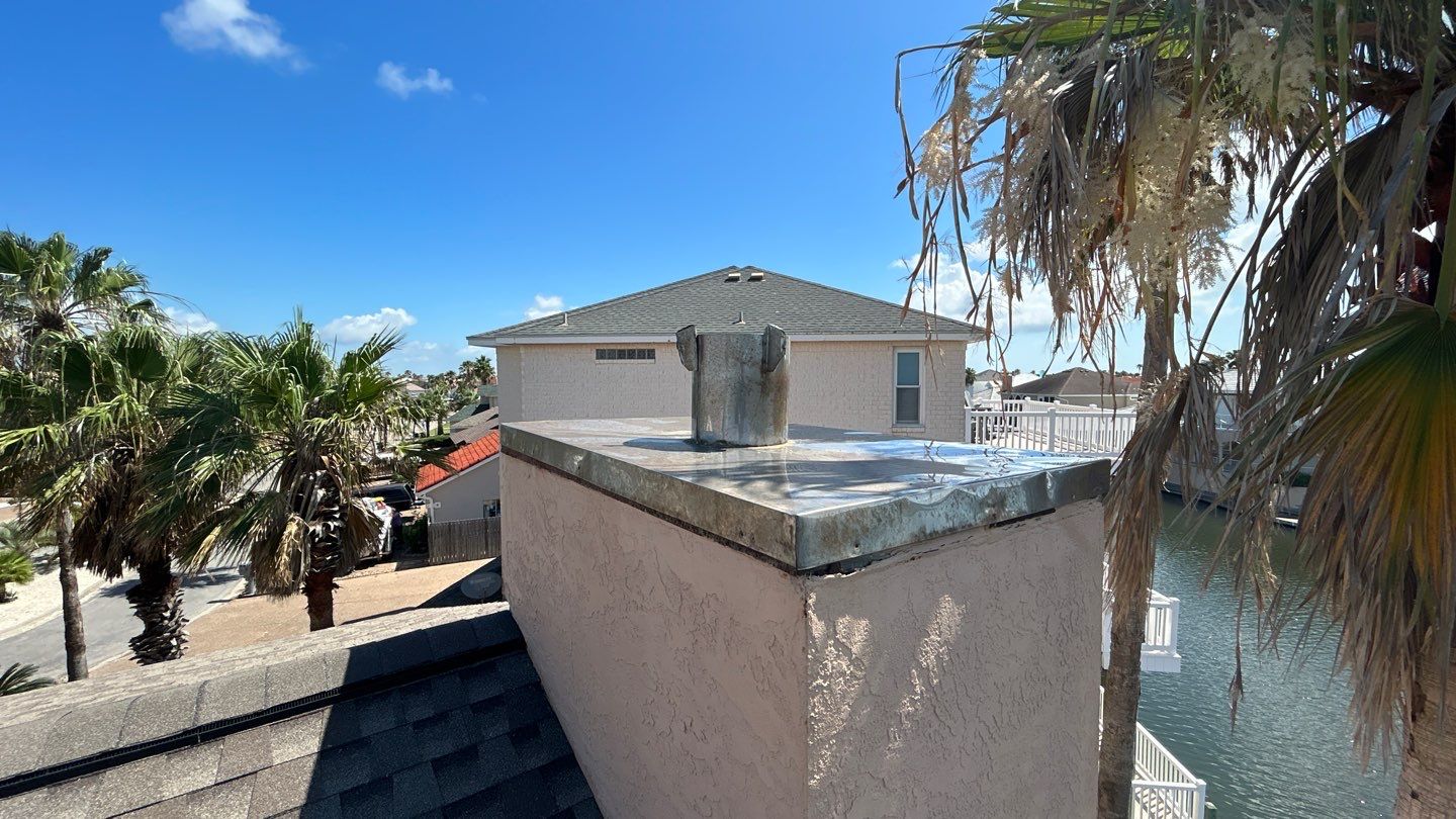 Chimney Cap & Chase Replacement using Galvanized Chimney Cap & Chase by Lighthouse Roofing