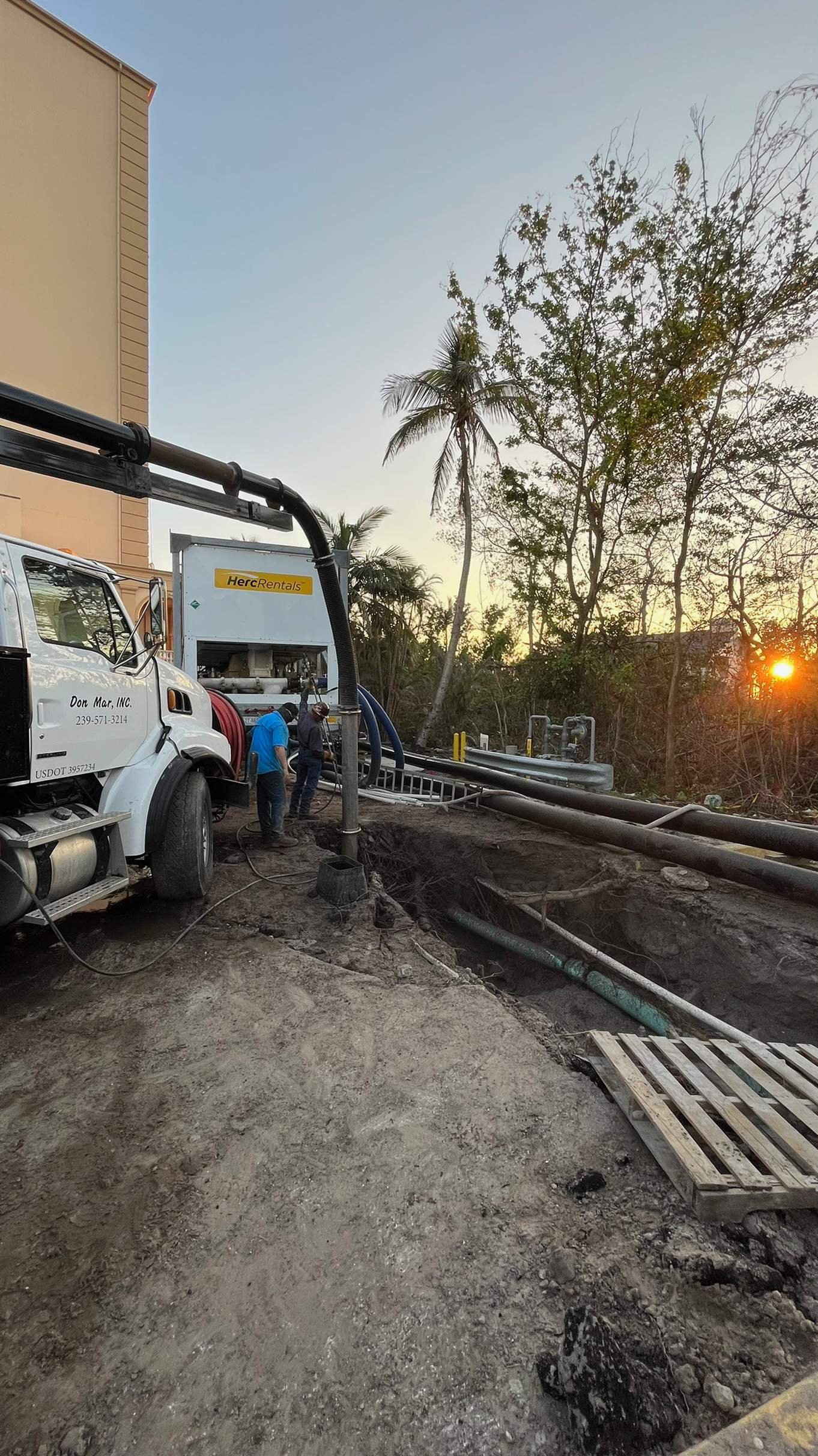 Ritz-Carlton NW Service Area Daylighting by Don Mar, Inc. Storm Water Solutions