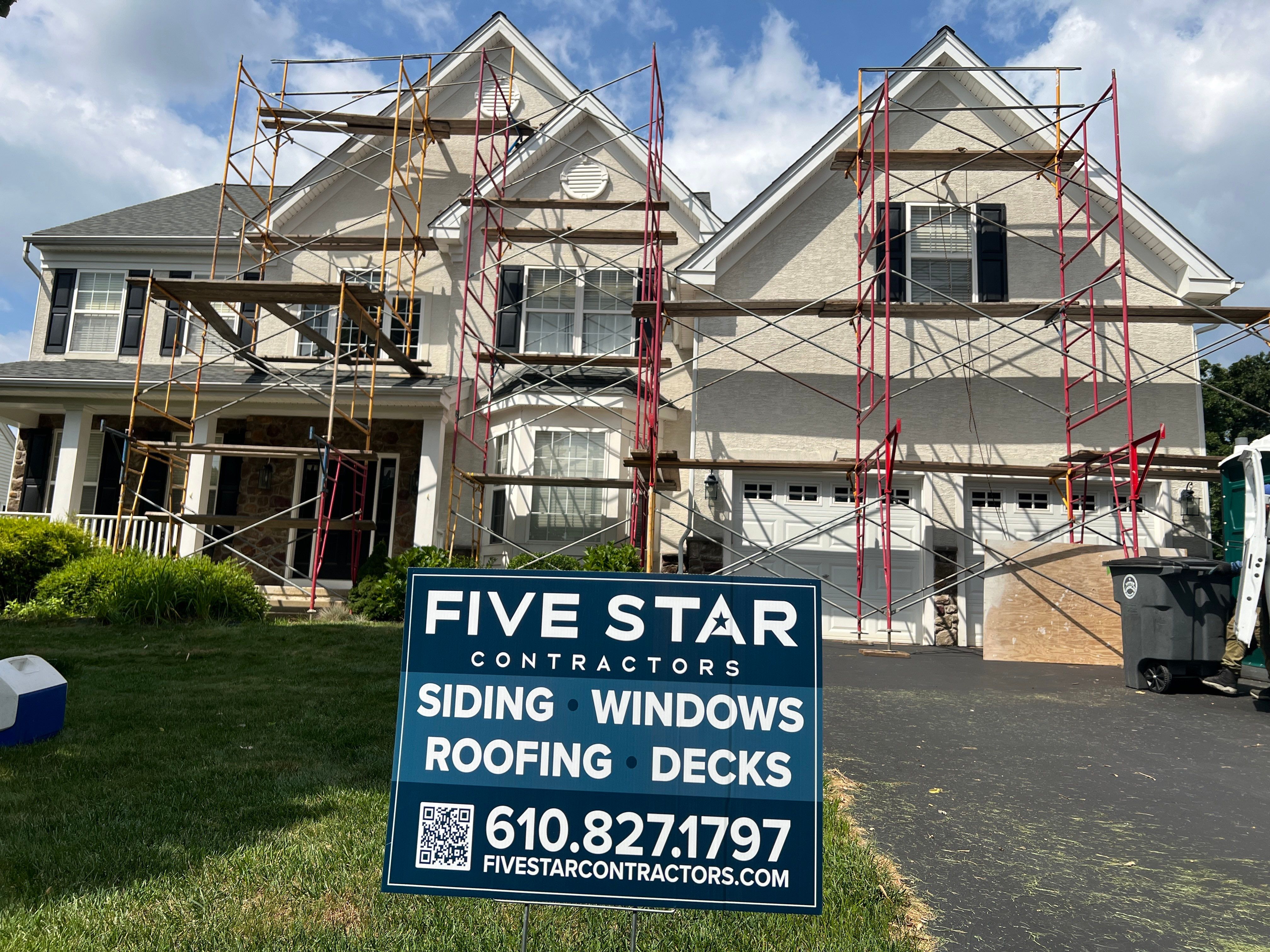 Chester Springs Siding Remodel by Five Star Contractors