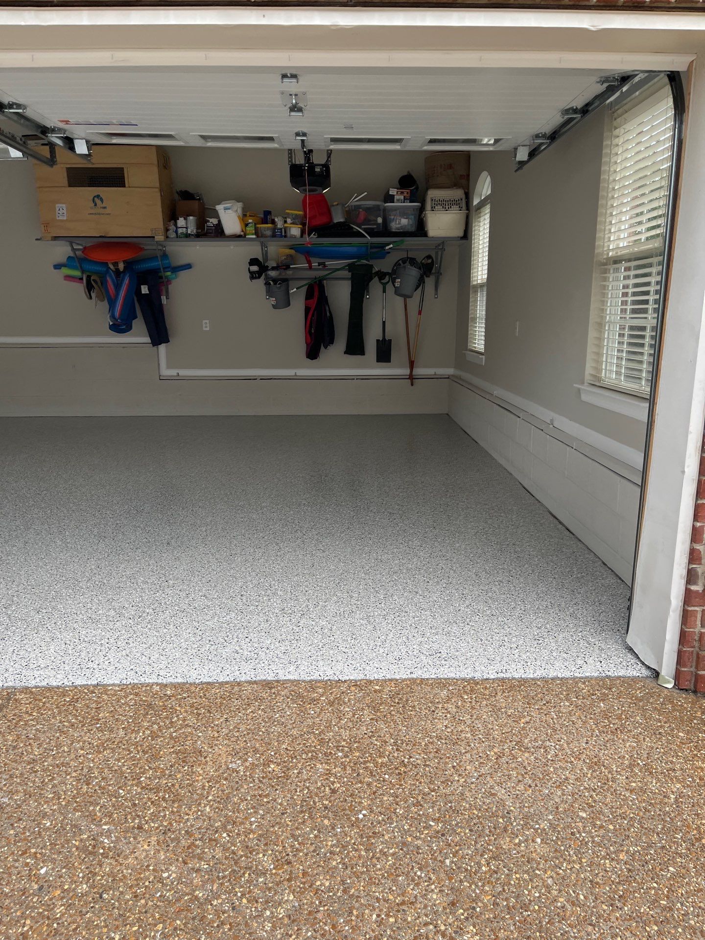 Garage Floor Coating using Cabin Fever by My Garage Floor Guys