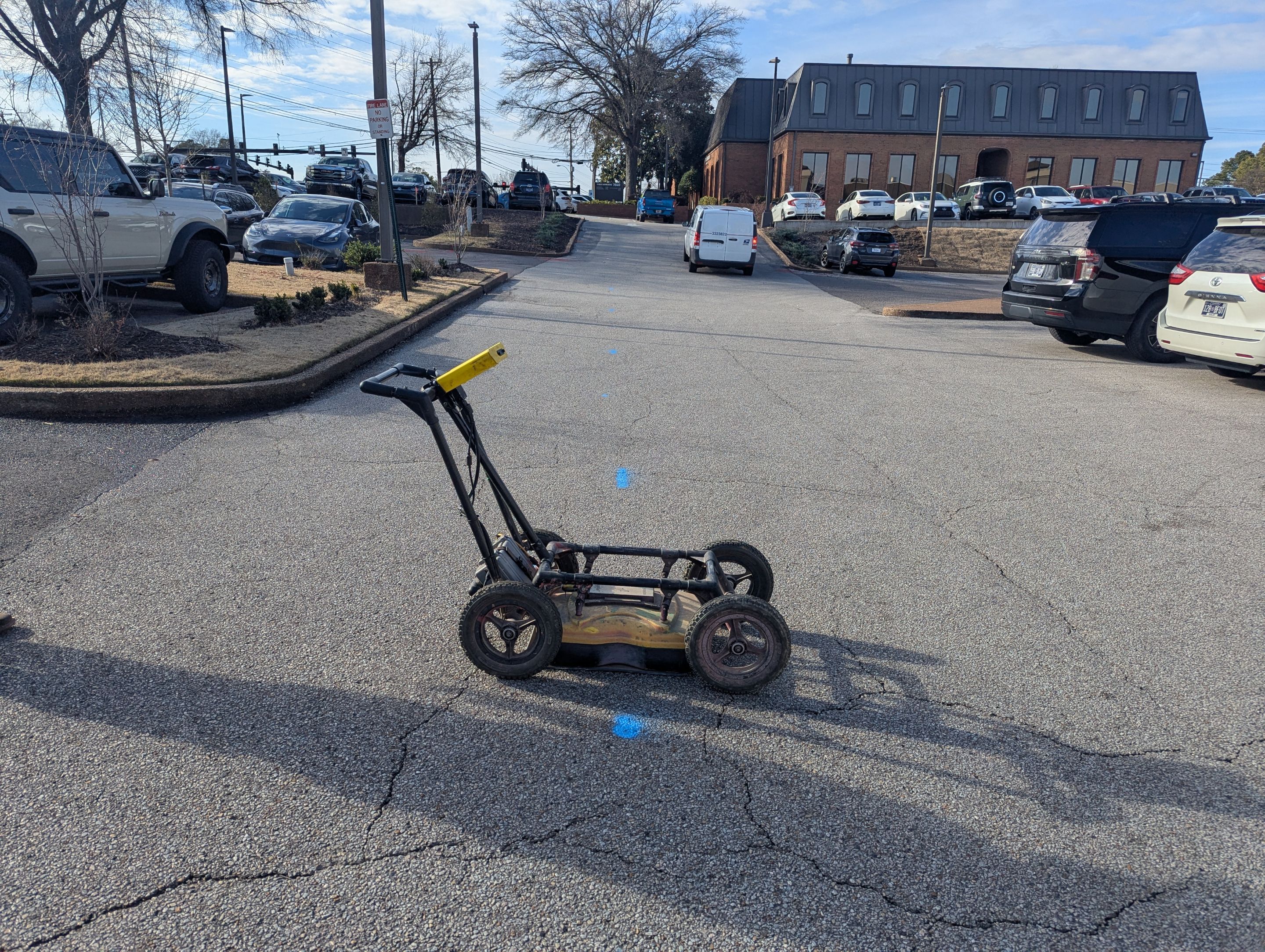 Utility Locating and GPR Mapping at Memphis Commercial Center by Alsip Locating Service, LLC