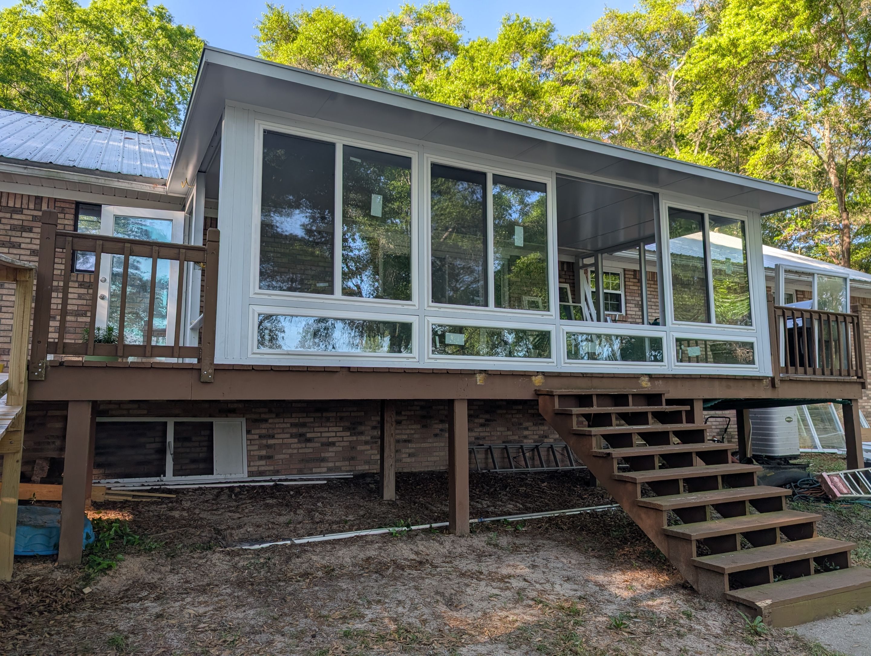 Glass Room using Colorbeam Framing System by Titan Sunrooms